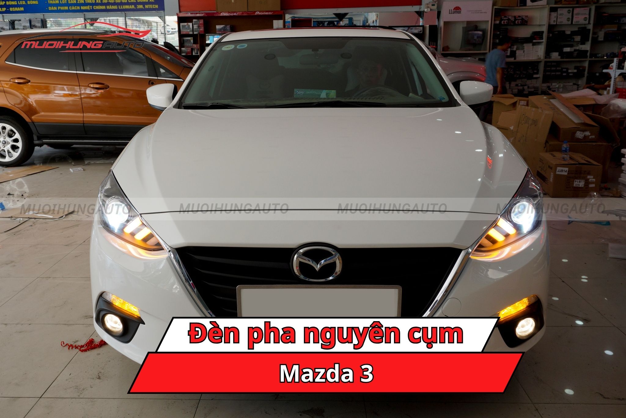 Đèn pha nguyên cụm Mazda 3