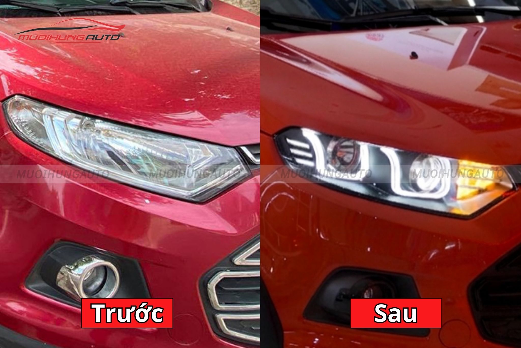 Đèn pha nguyên cụm ô tô Ford Ecosport 2016