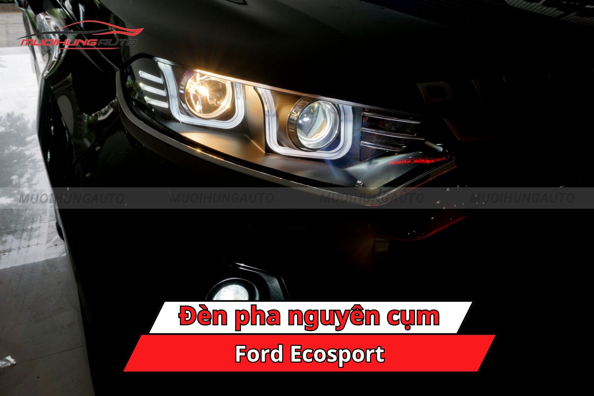 Đèn pha nguyên cụm ô tô Ford Ecosport