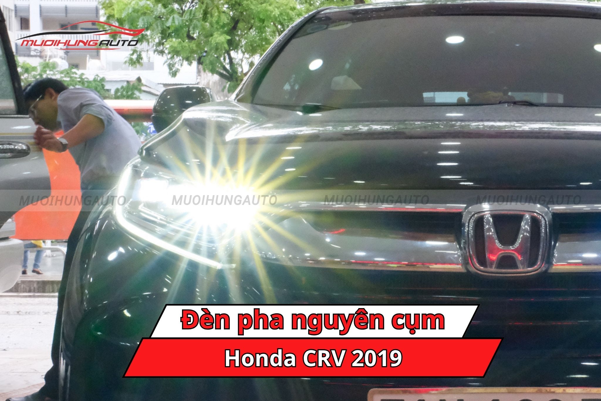 Đèn pha nguyên cụm ô tô Honda CRV 2019