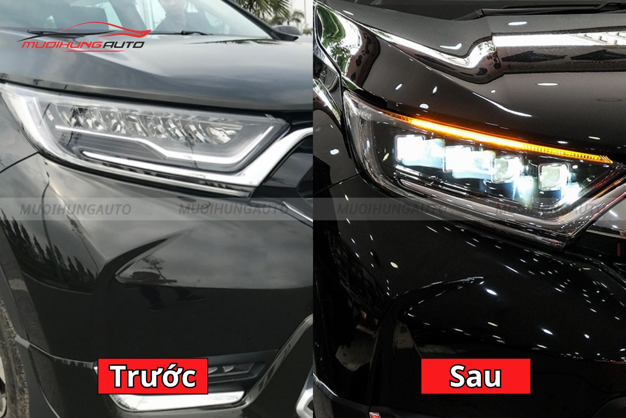 Đèn pha nguyên cụm ô tô Honda CRV
