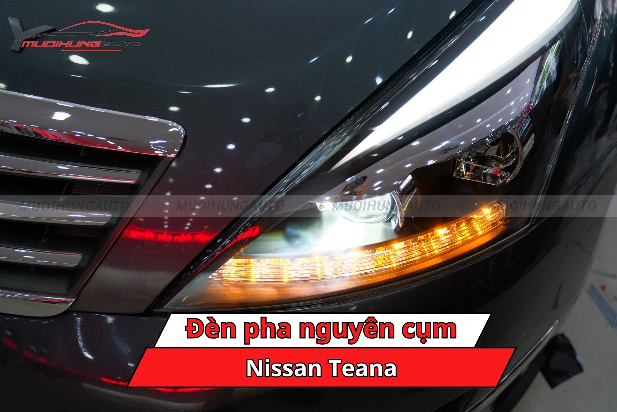 Đèn pha nguyên cụm ô tô Nissan Teana