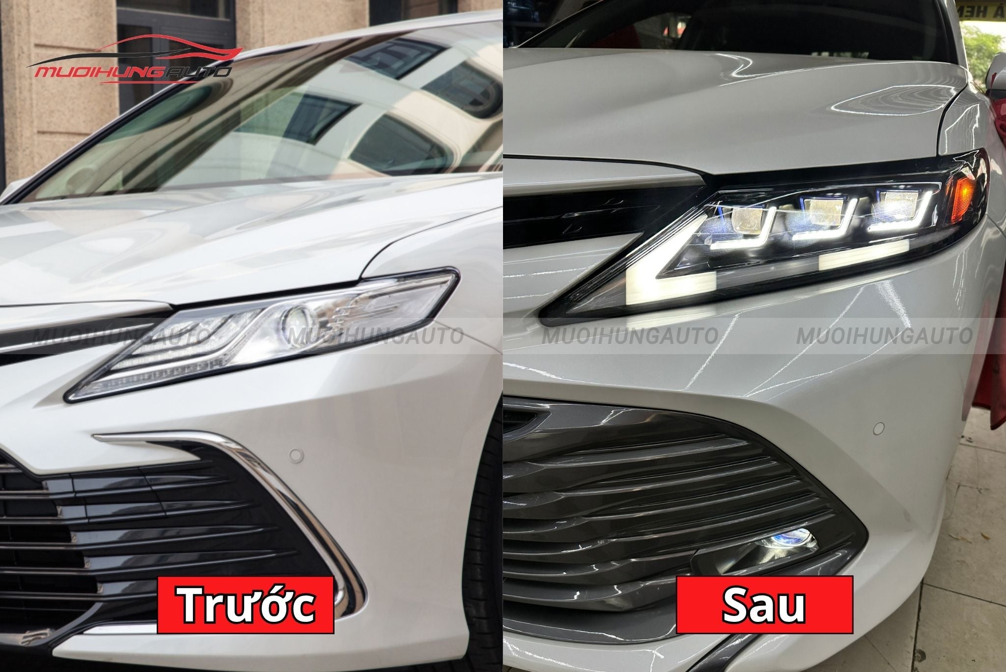 Đèn pha nguyên cụm ô tô Toyota Camry 2023