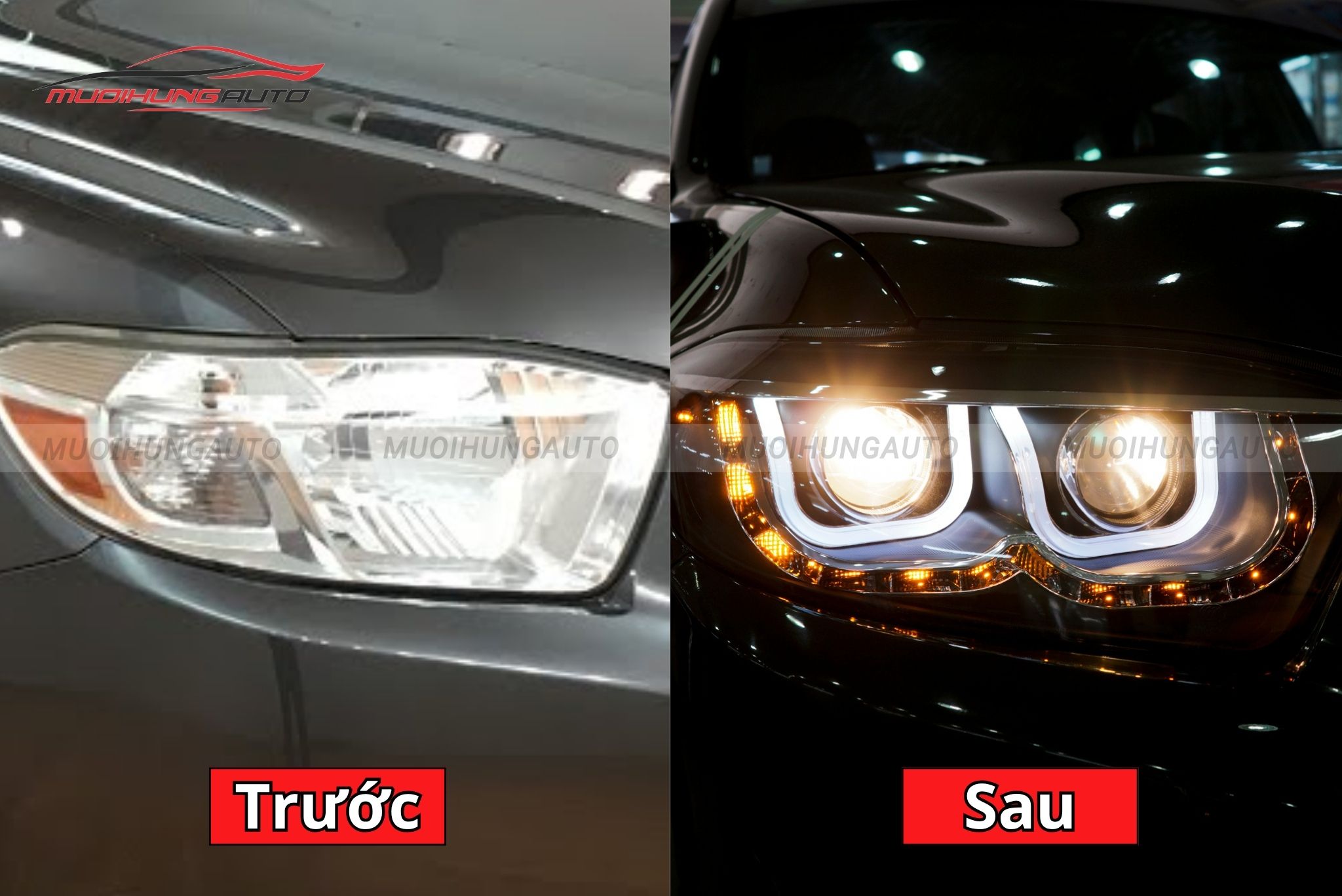 Đèn pha nguyên cụm ô tô Toyota Highlander