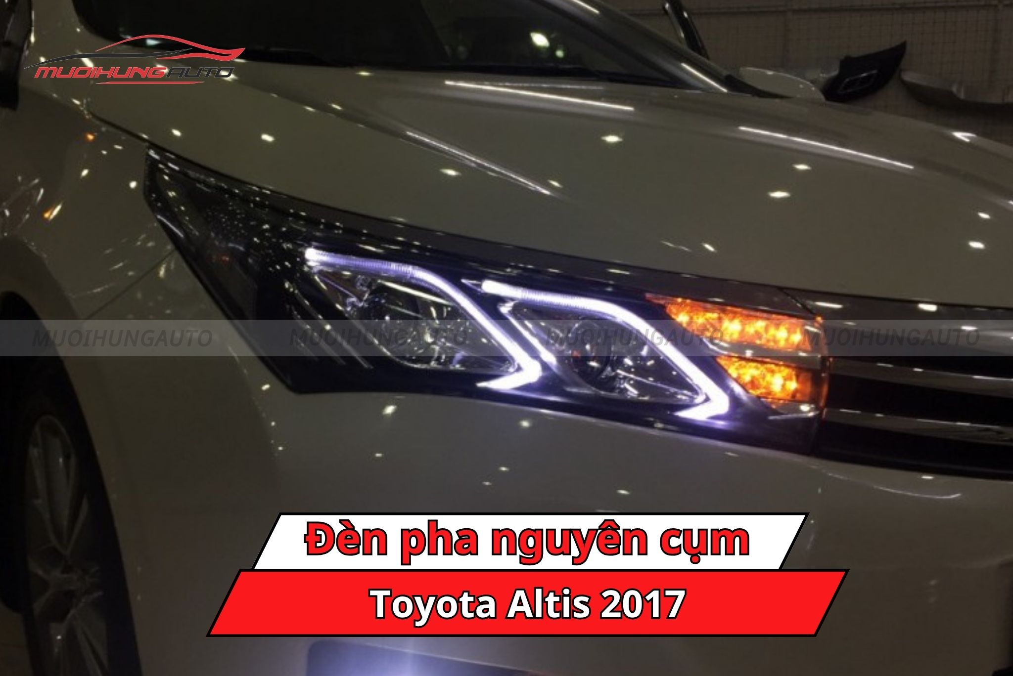 Đèn pha nguyên cụm Toyota Altis 2017