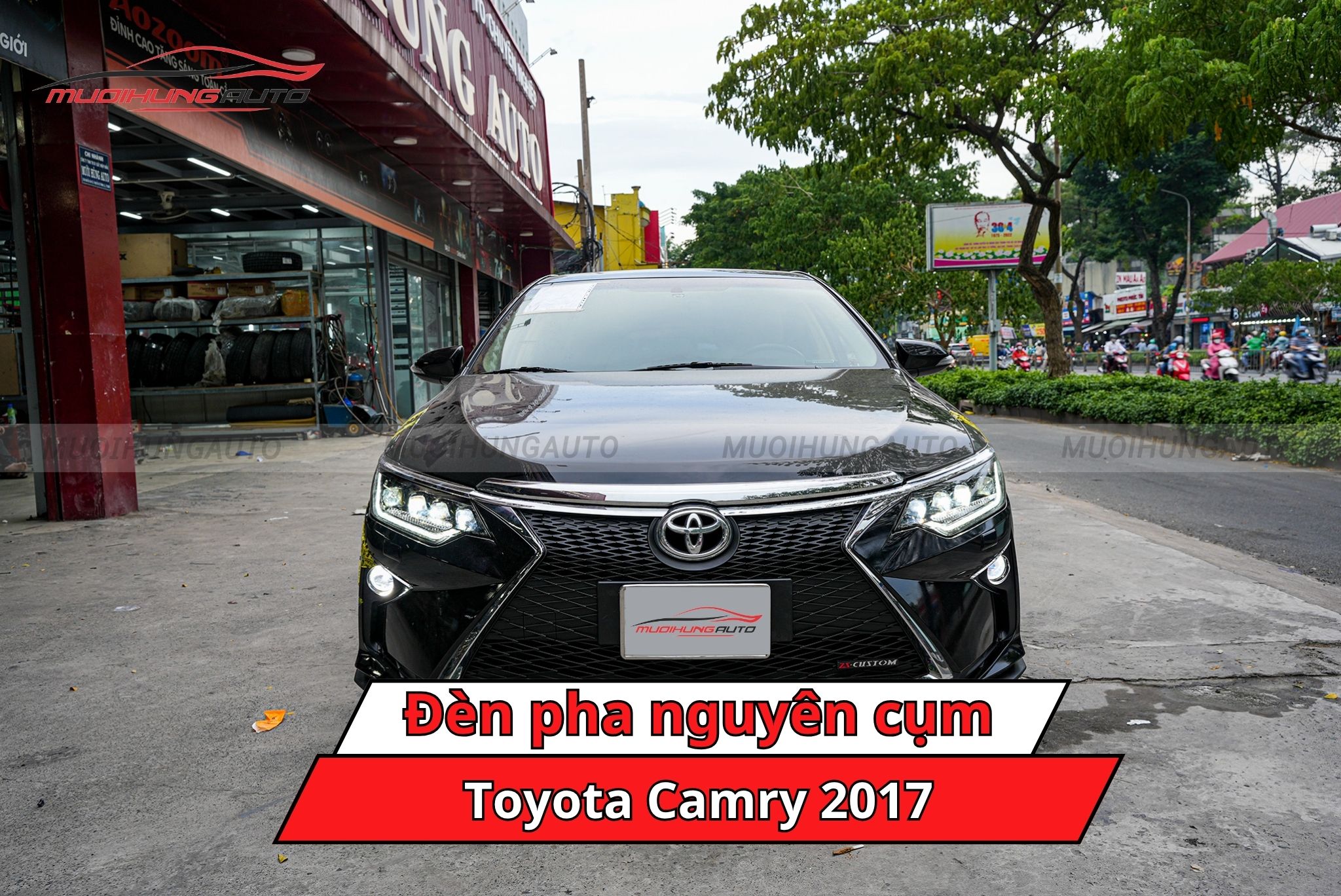 Đèn pha nguyên cụm Toyota Camry 2017