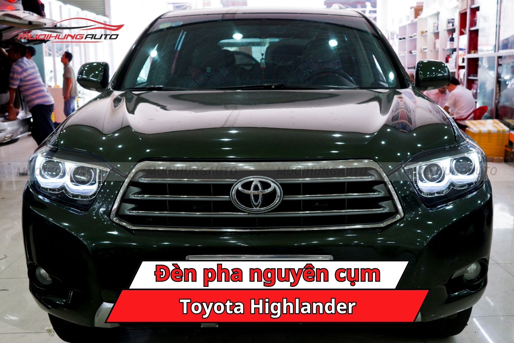 Đèn pha nguyên cụm Toyota Highlander