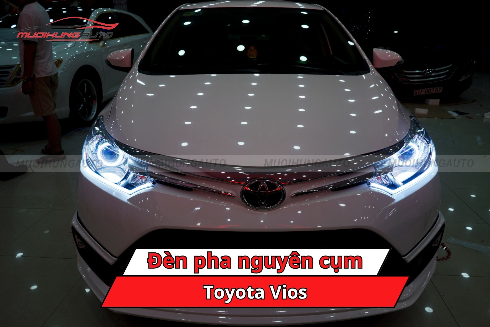 Đèn pha nguyên cụm Toyota Vios