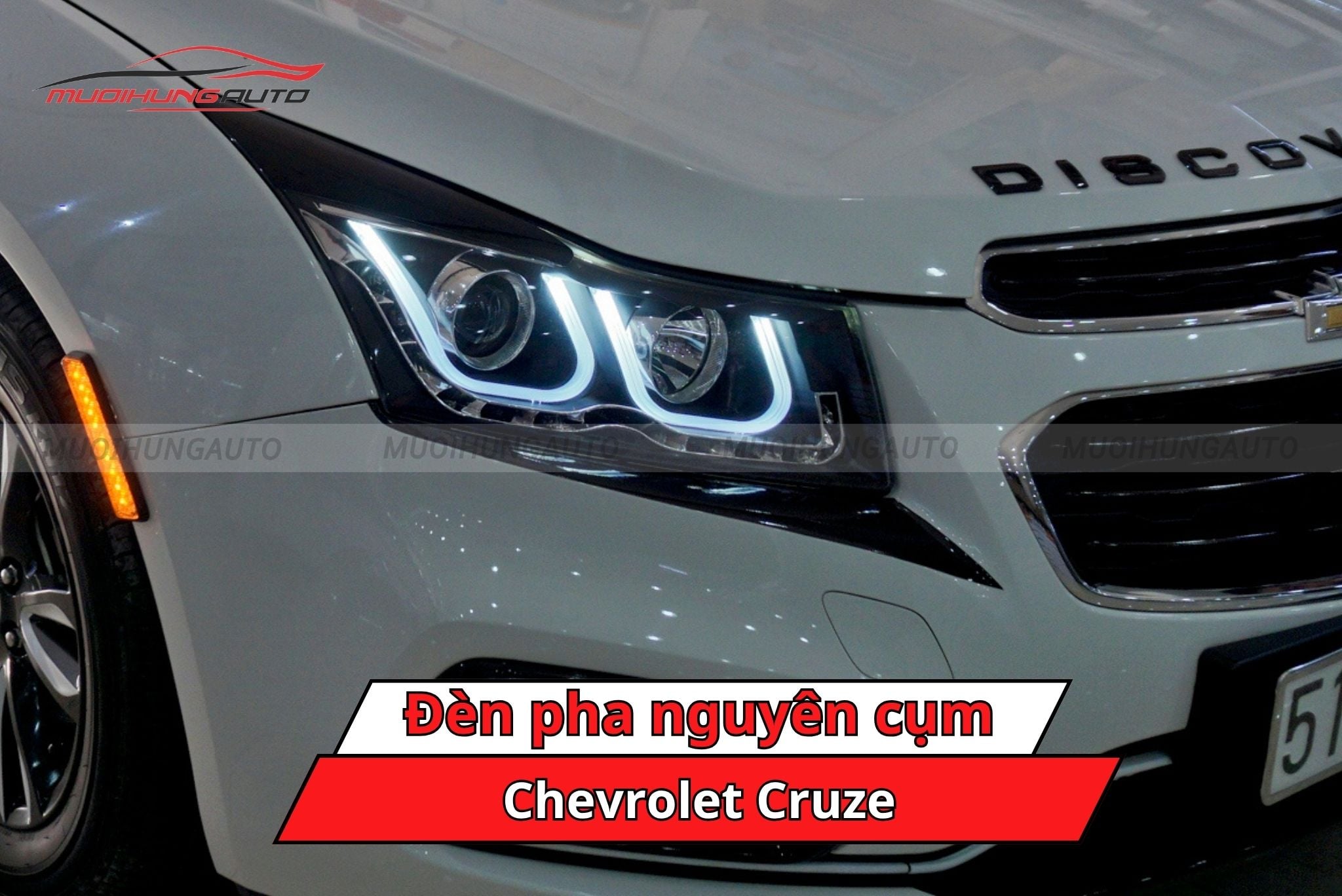 Đèn pha nguyên cụm xe Chevrolet Cruze