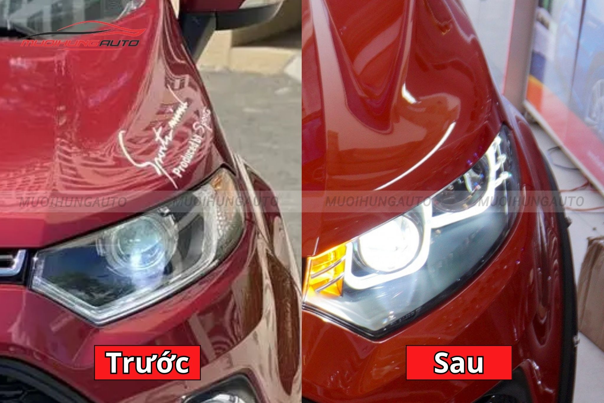 Đèn pha nguyên cụm xe Ford Ecosport 2016