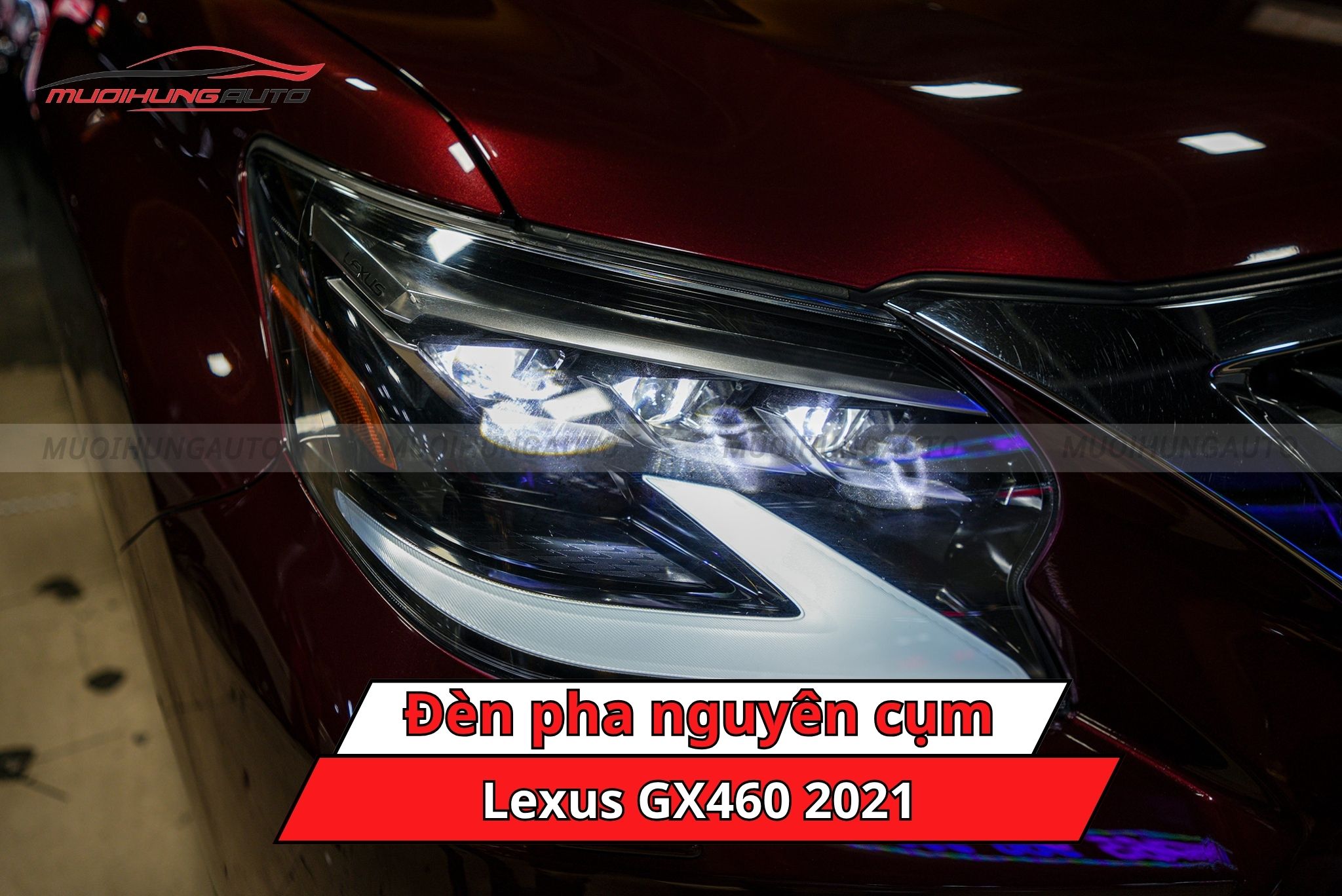 Đèn pha nguyên cụm xe Lexus GX460 2021