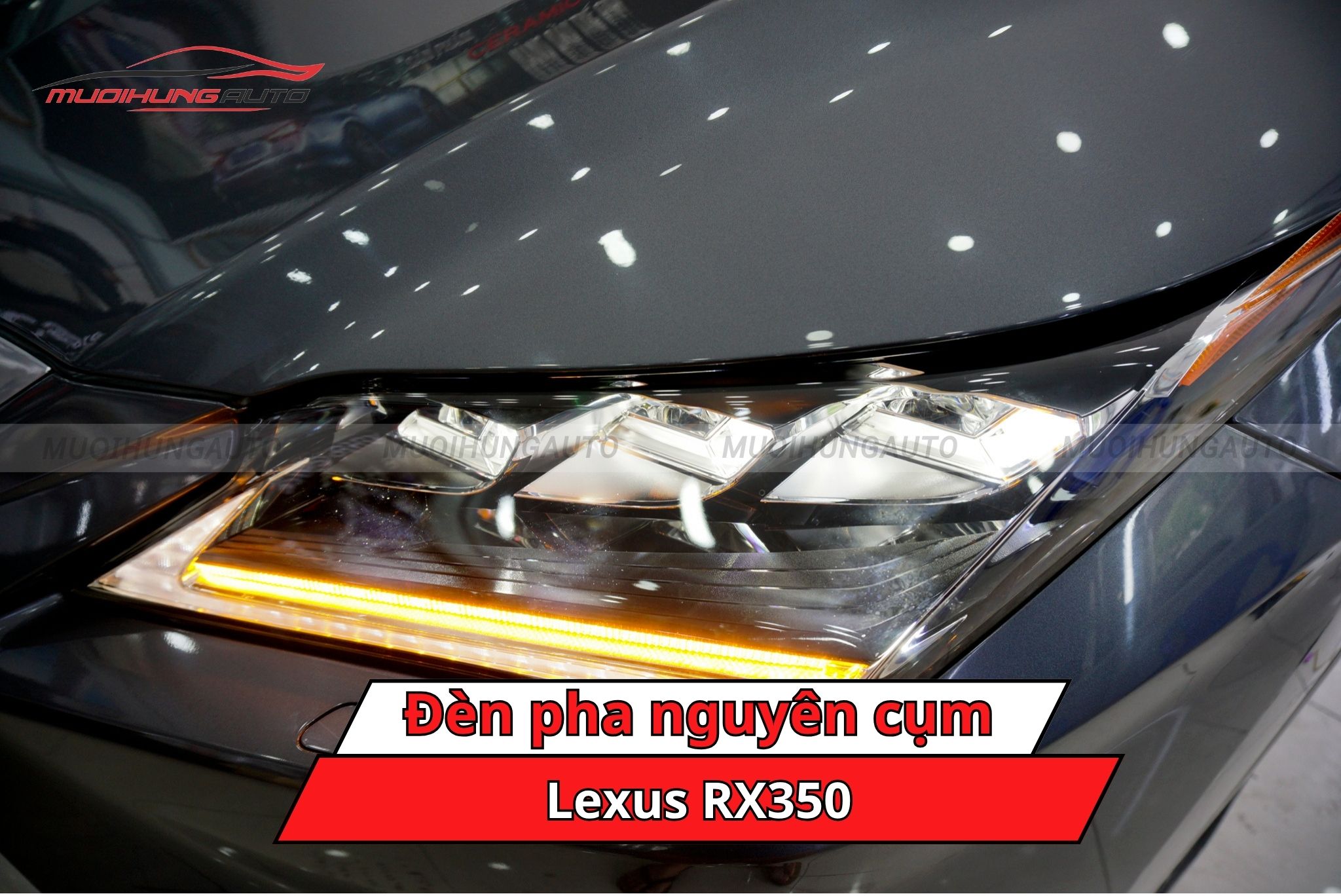 Đèn pha nguyên cụm xe Lexus RX350