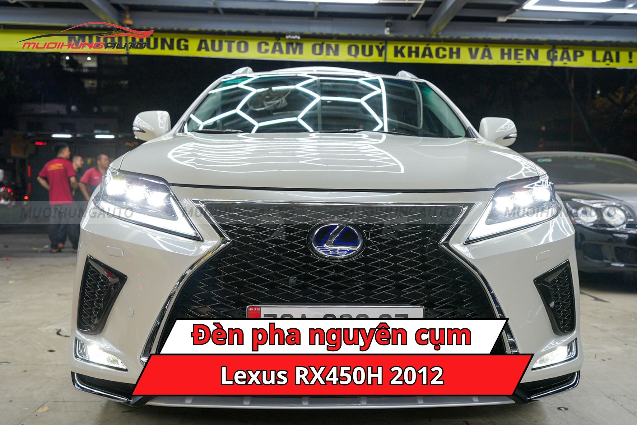 Đèn pha nguyên cụm xe Lexus RX450H 2012