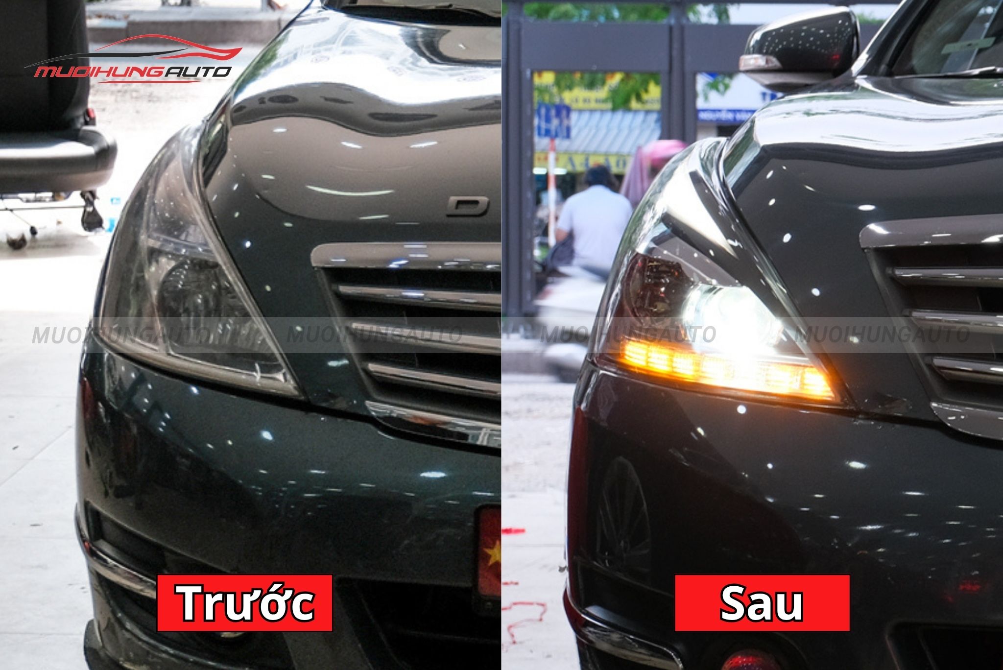 Đèn pha nguyên cụm xe Nissan Teana