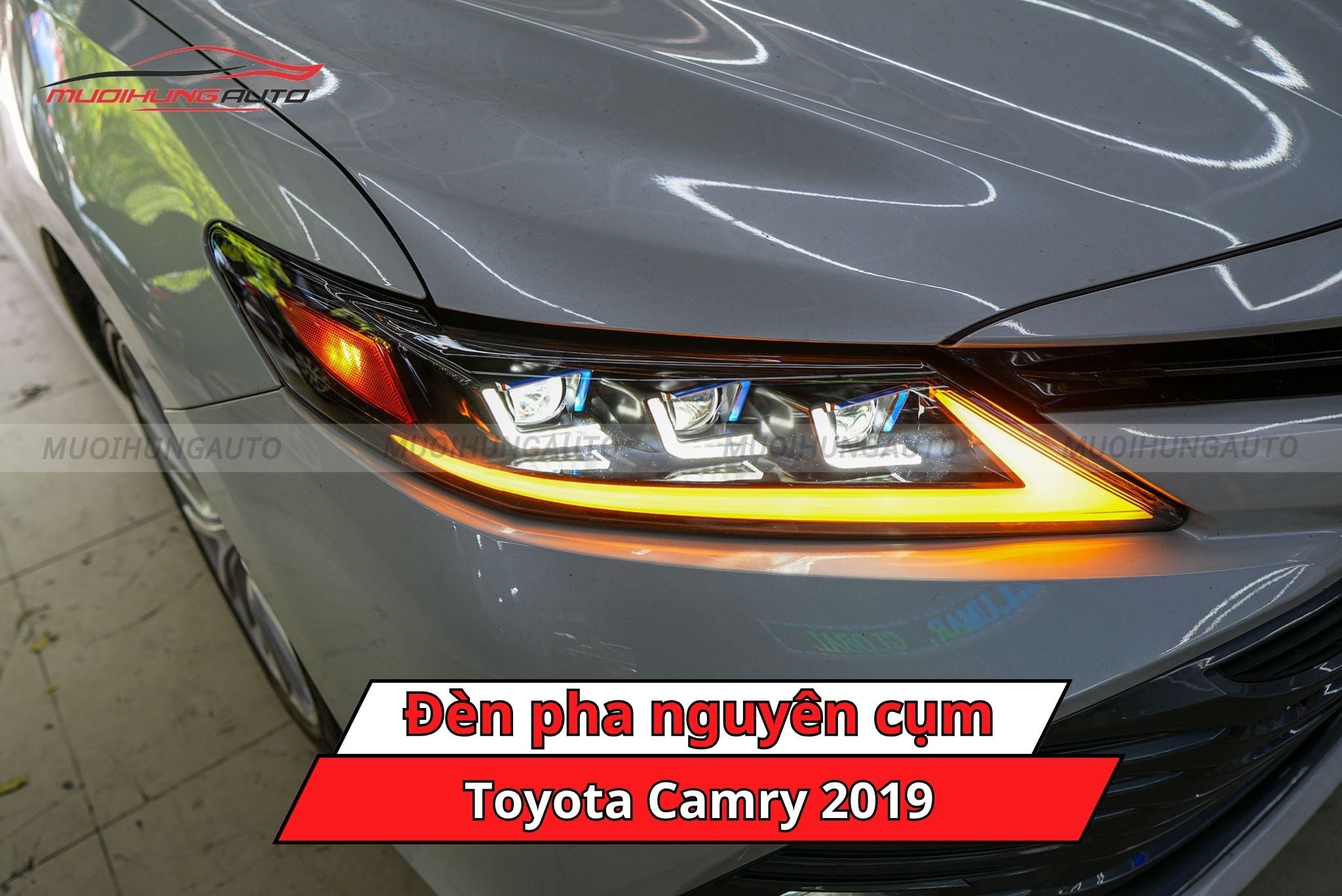 Đèn pha nguyên cụm xe Toyota Camry 2019