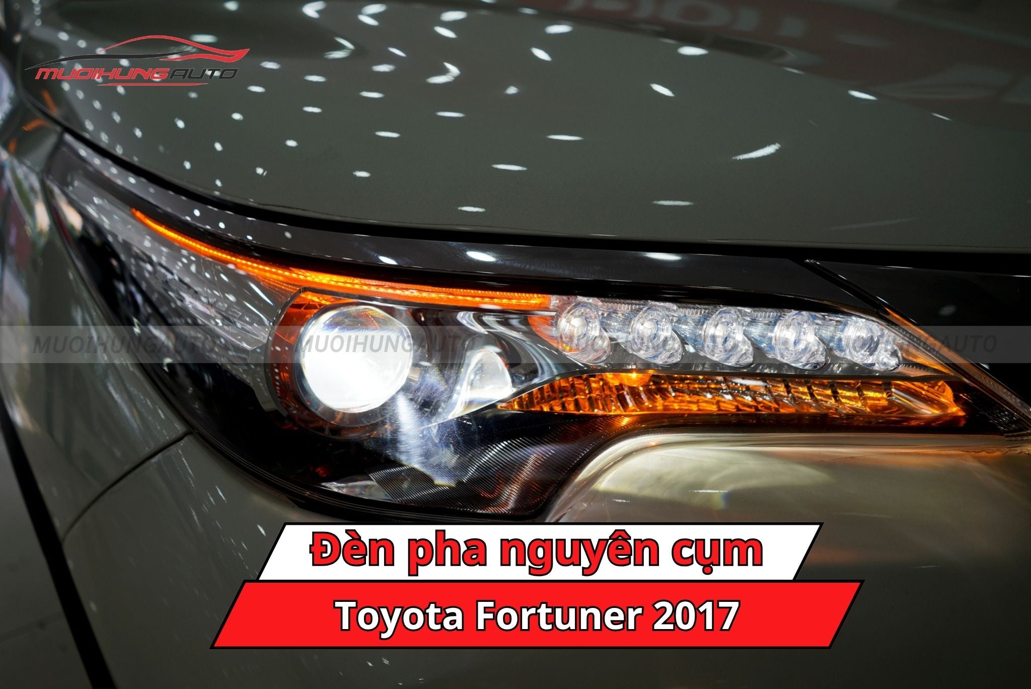 Đèn pha nguyên cụm xe Toyota Fortuner 2017