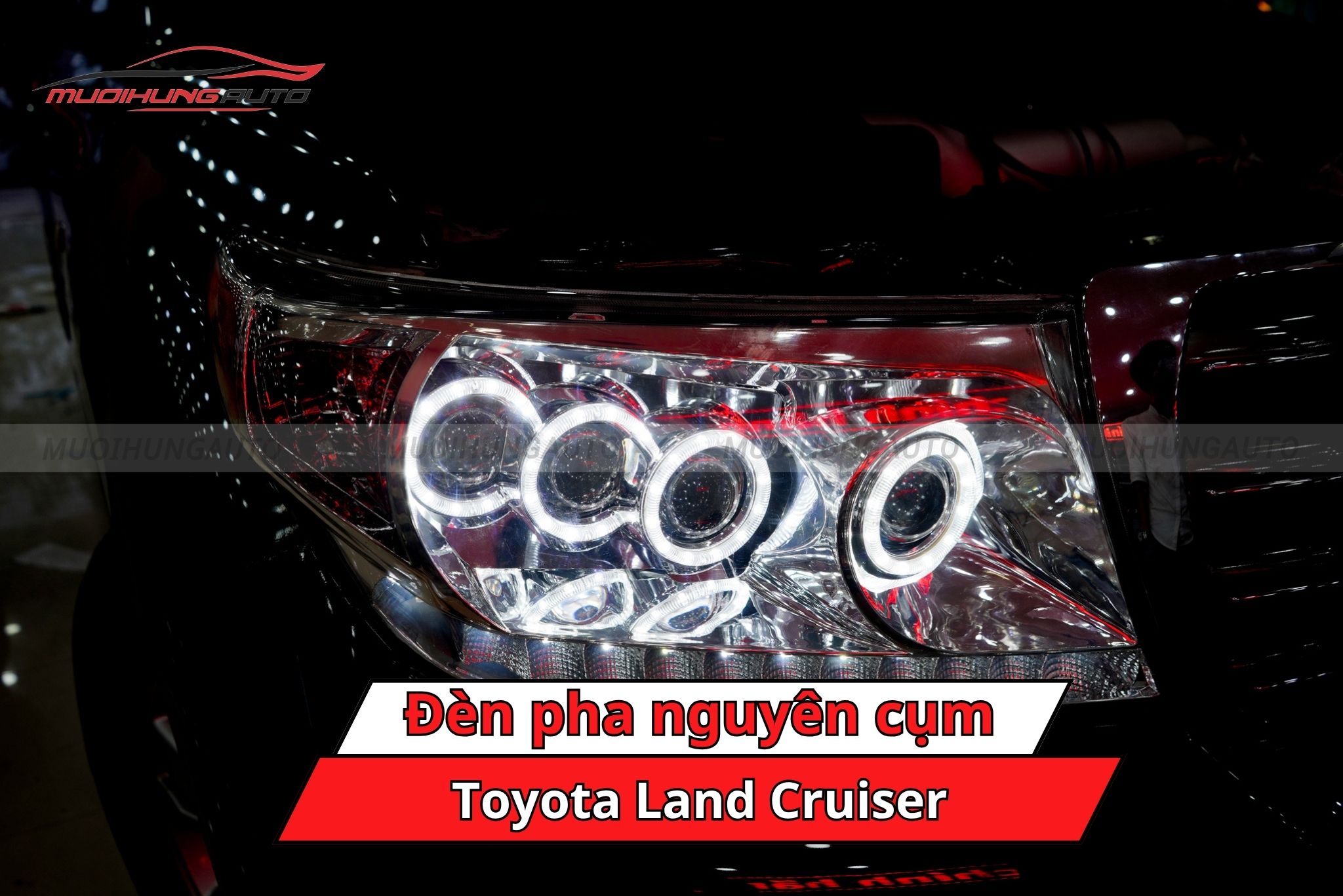 Đèn pha nguyên cụm xe Toyota Land Cruiser