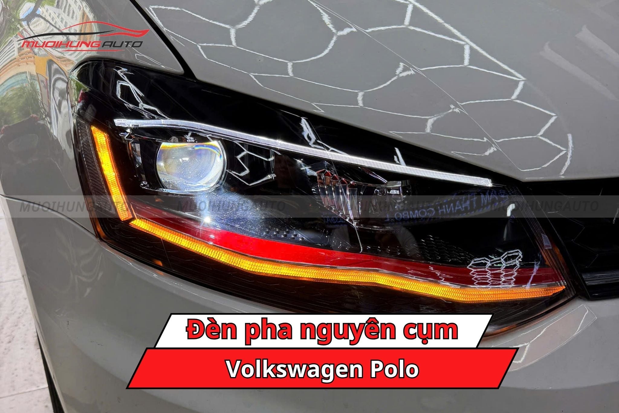 Đèn pha nguyên cụm xe Volkswagen Polo