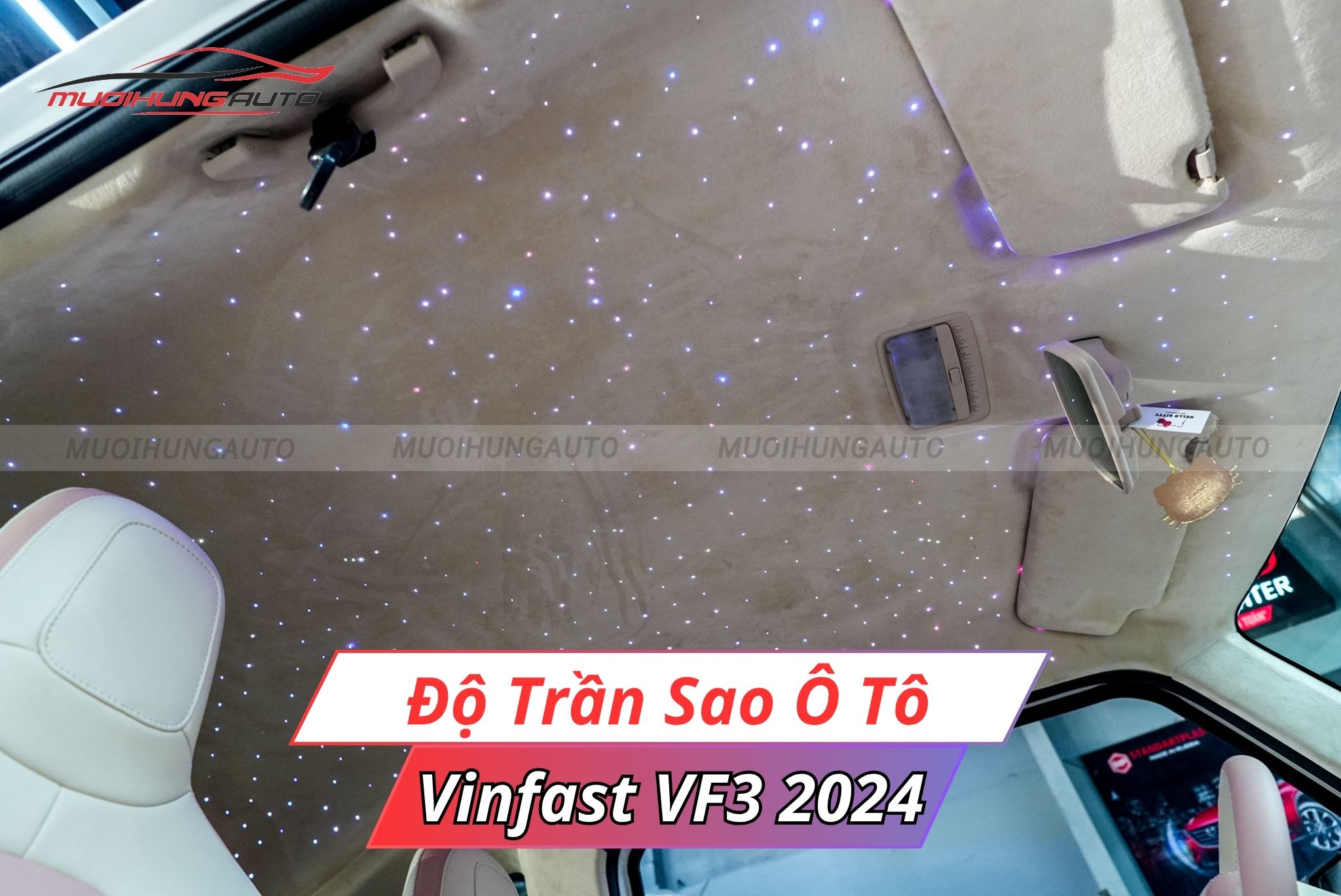 Đèn sao trần cho xe Vinfast VF3 2024