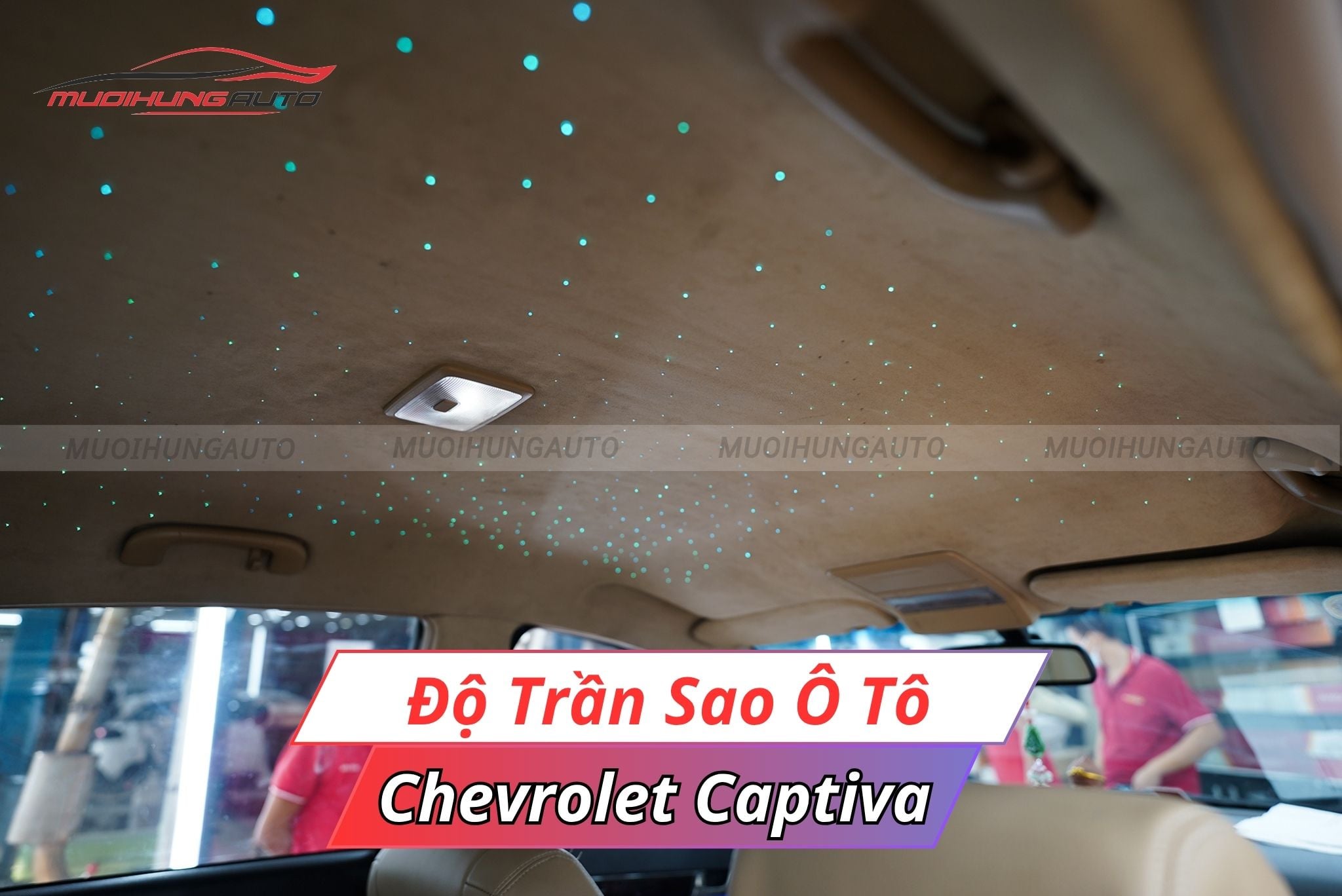 Độ sao trần ô tô Chevrolet Captiva