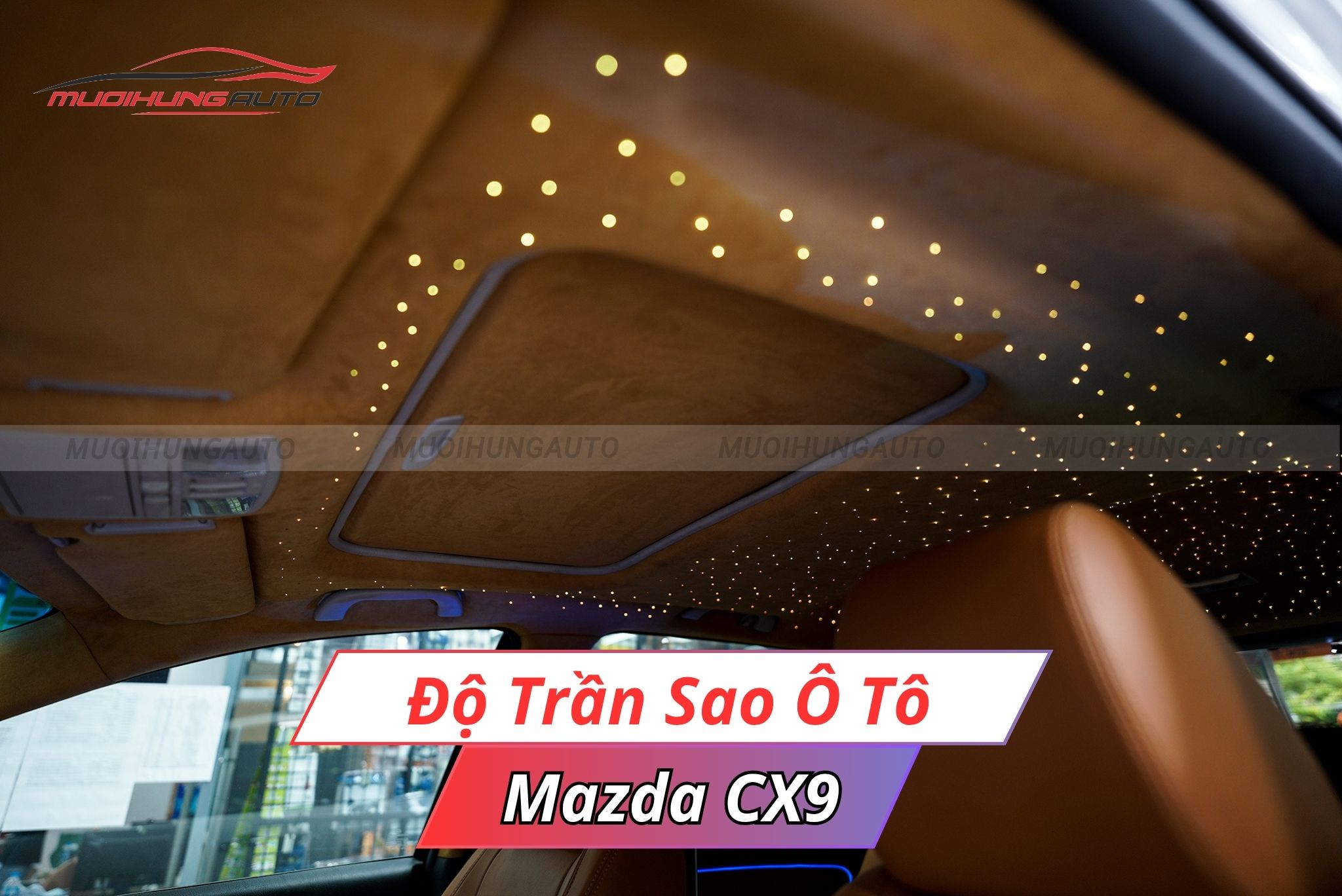 Đèn trần sao cho xe Mazda CX9