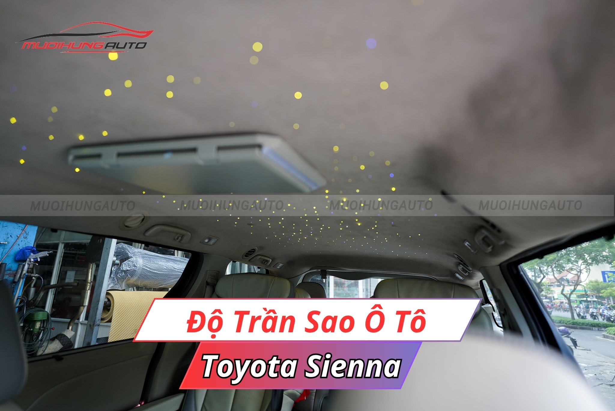 Đèn trần sao ô tô Toyota Sienna