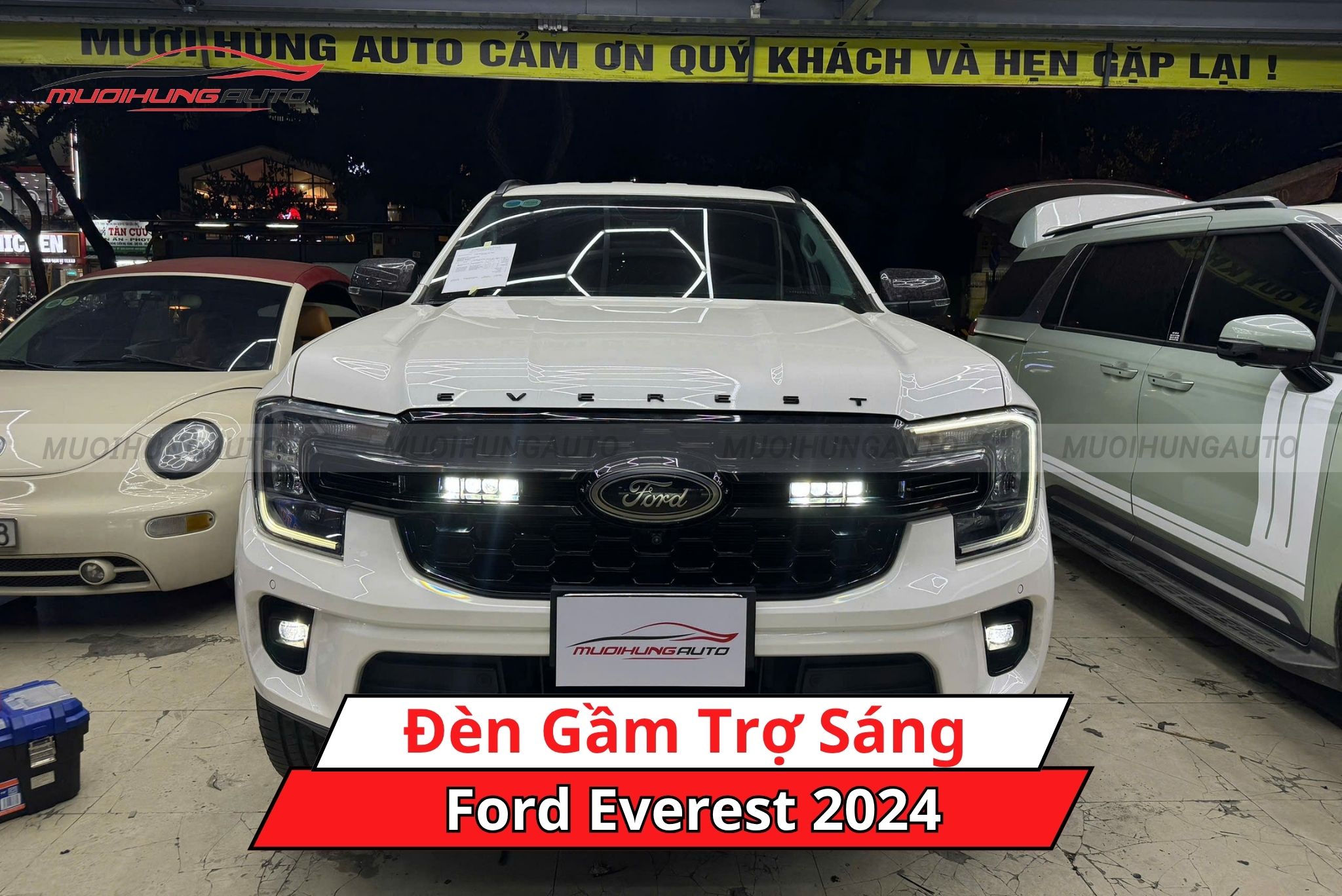 Đèn trợ sáng Ford Everest 2024