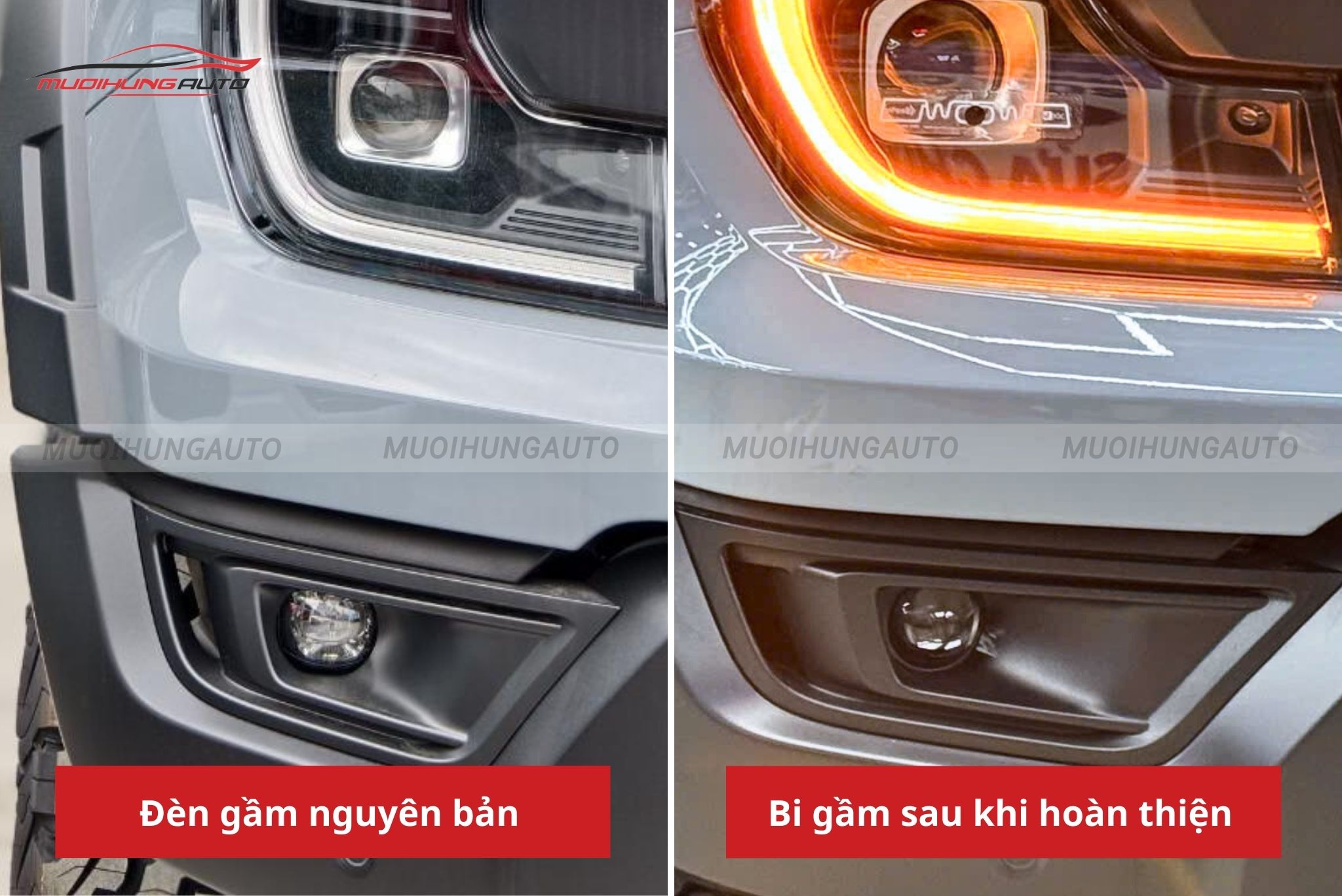 Độ bi gầm Ford Ranger Raptor 2025