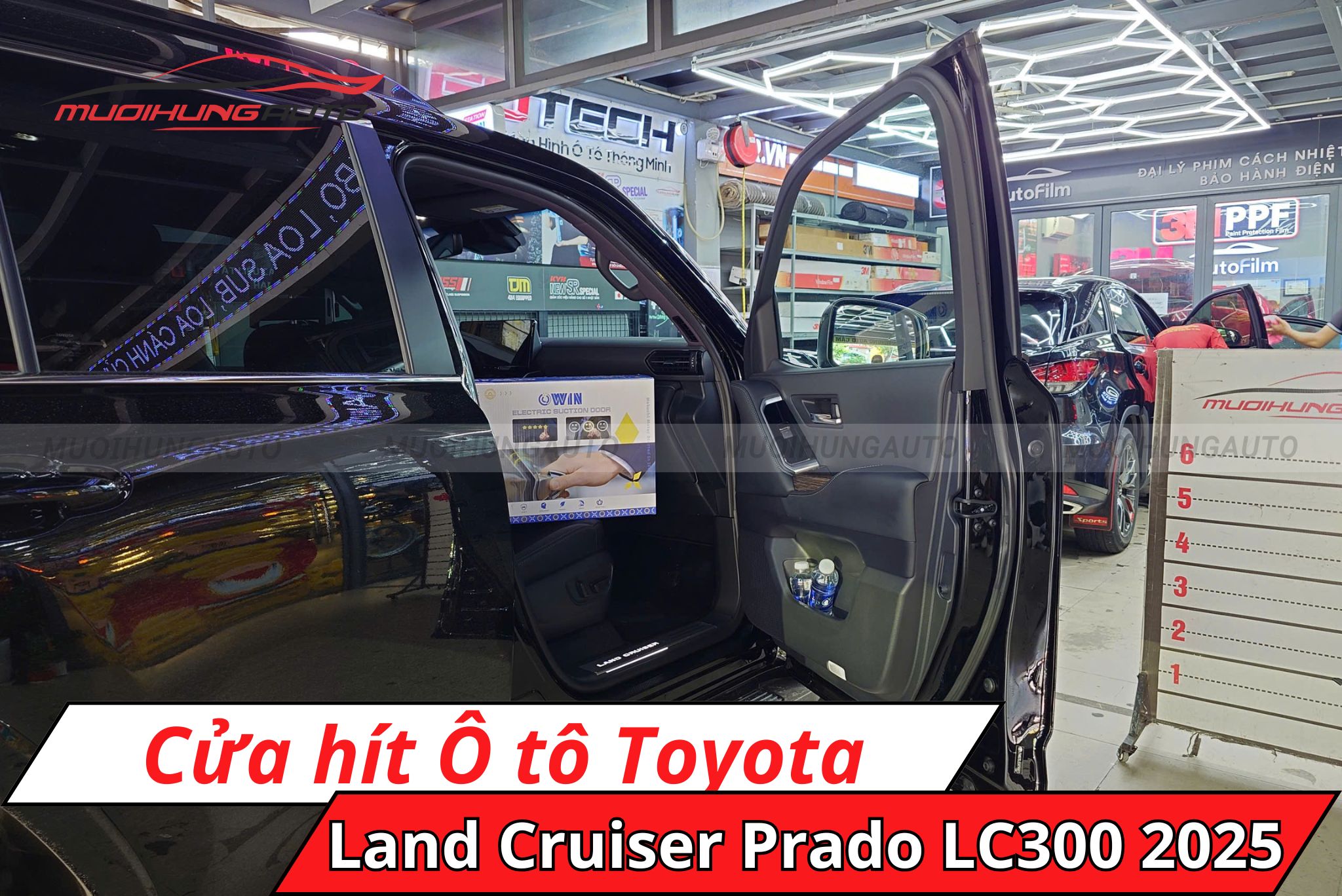 Độ cửa hít xe Toyota Land Cruiser Prado LC300 2025