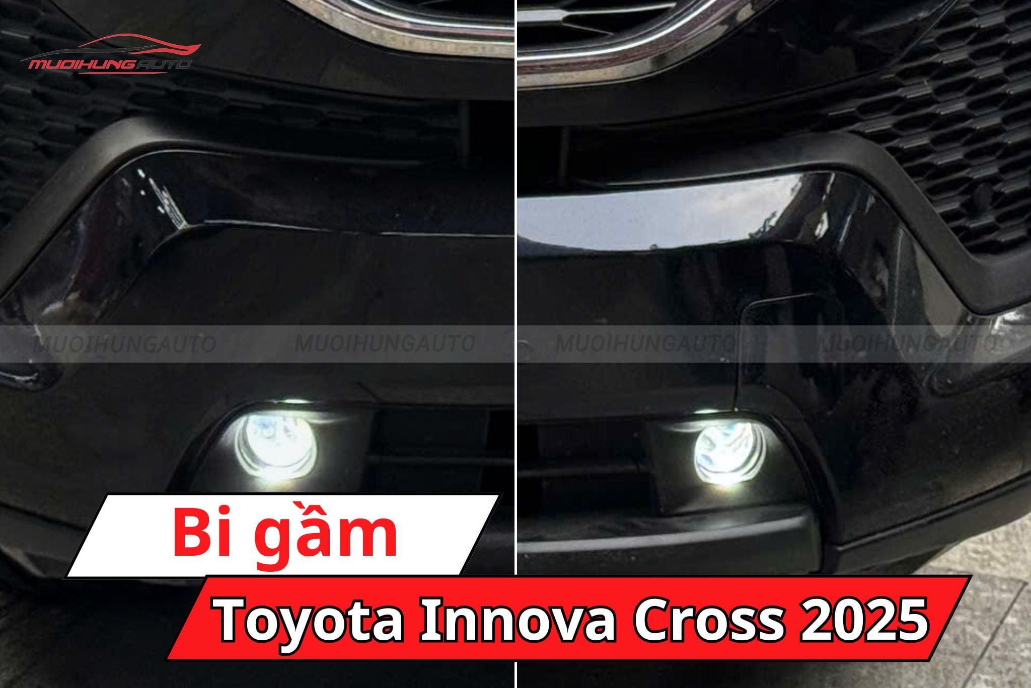 Độ đèn bi gầm Toyota Innova Cross 2025