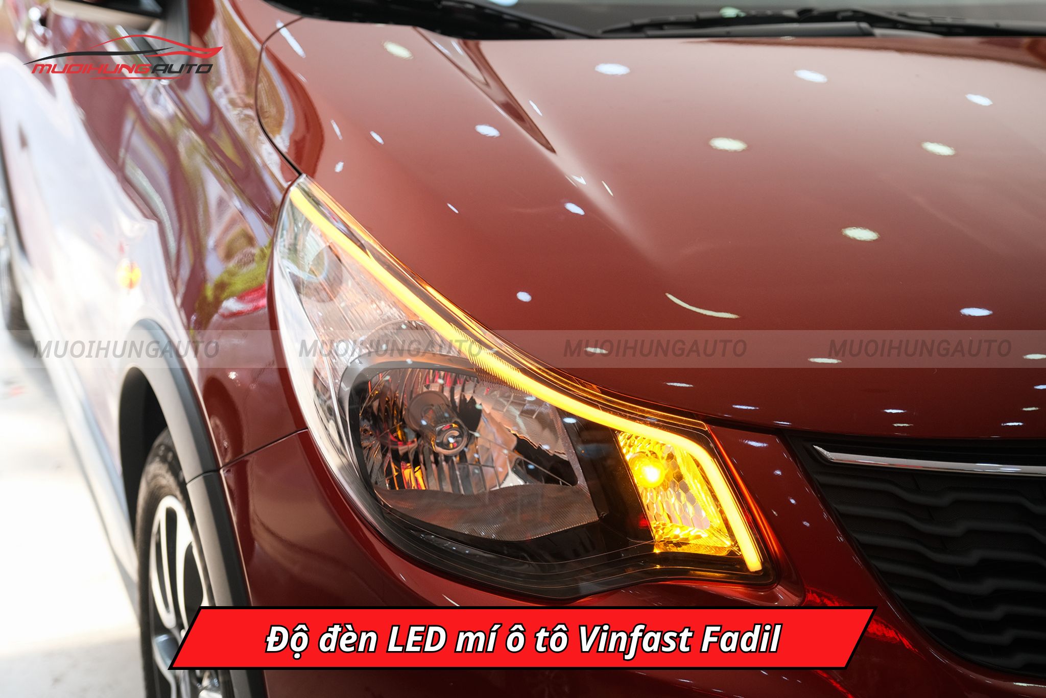 Độ đèn LED mí cho xe Vinfast Fadil