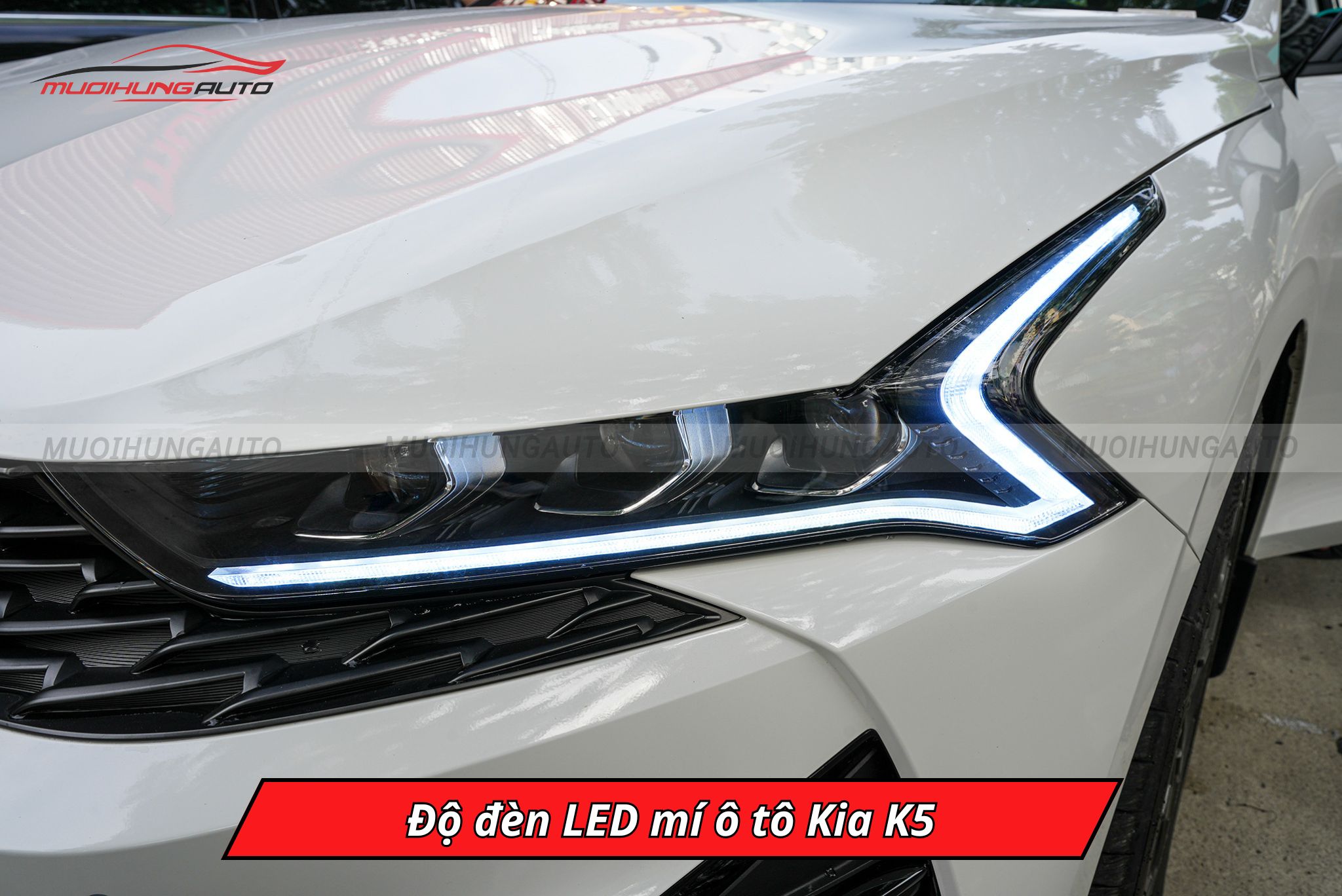 Độ đèn LED mí Kia K5