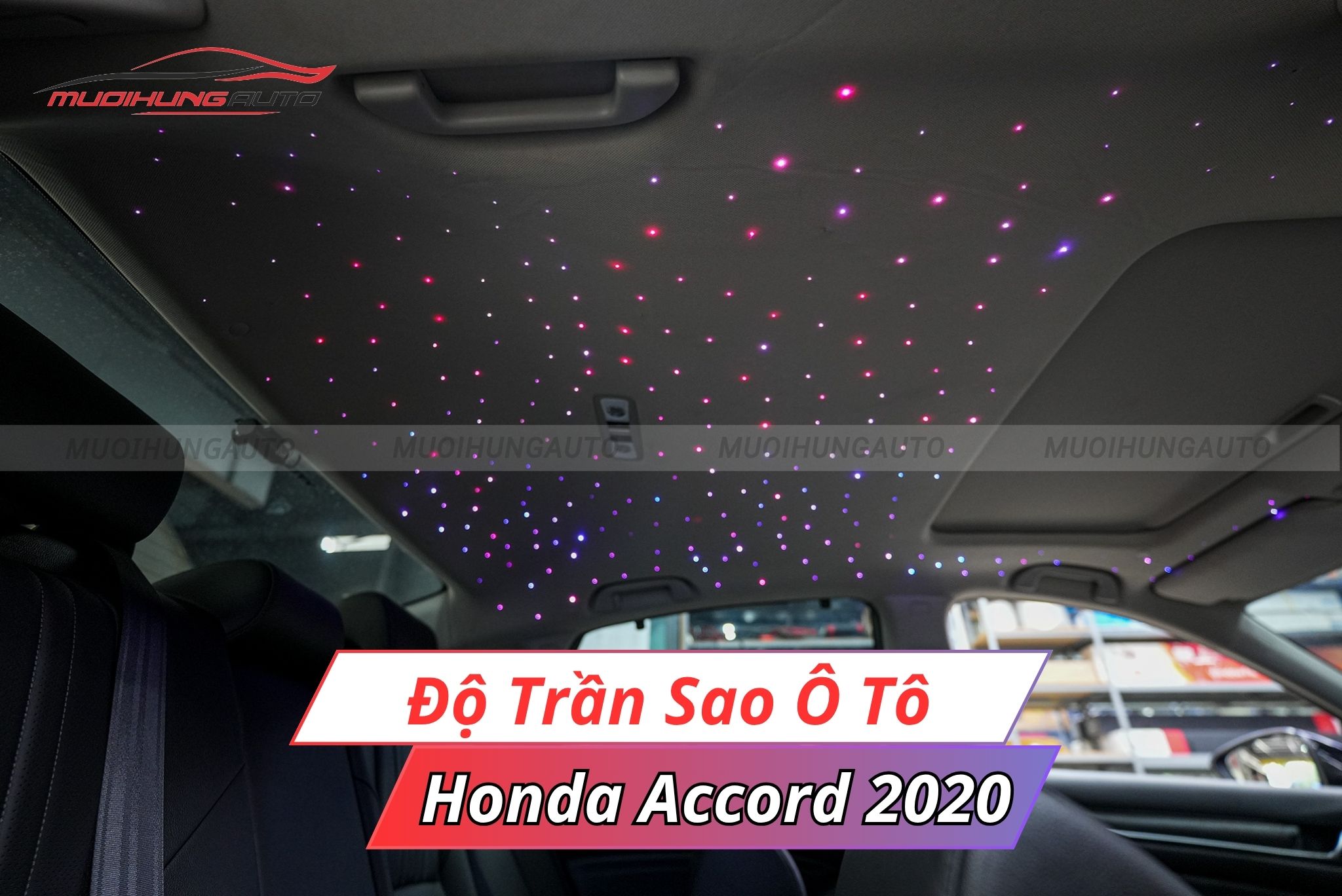 Độ đèn trần sao ô tô Honda Accord 2020