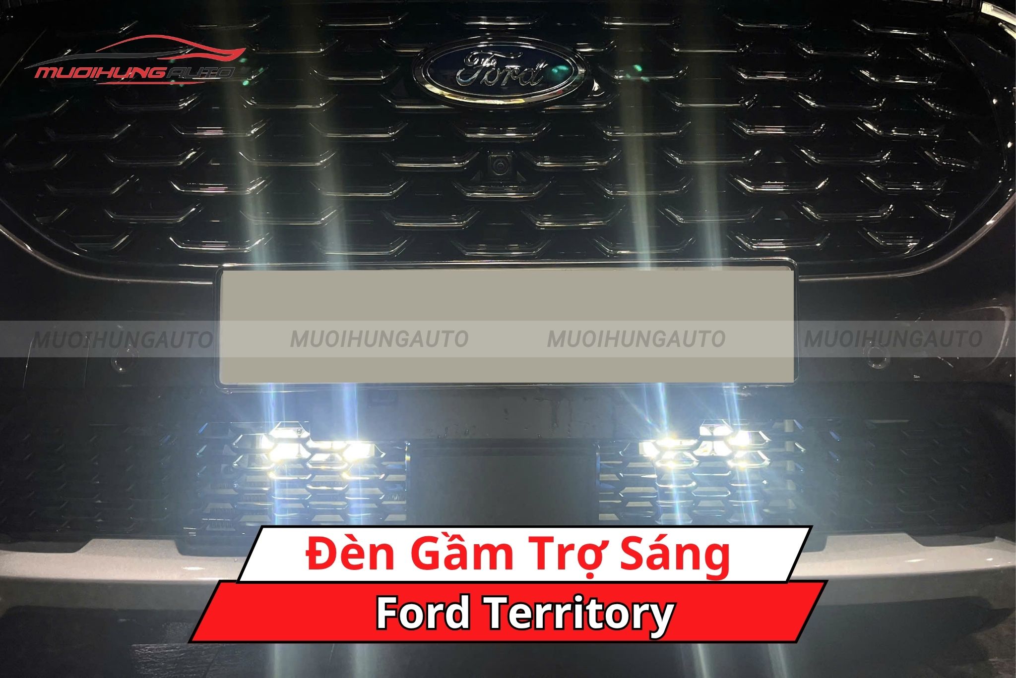 Độ đèn trợ sáng ô tô Ford Territory