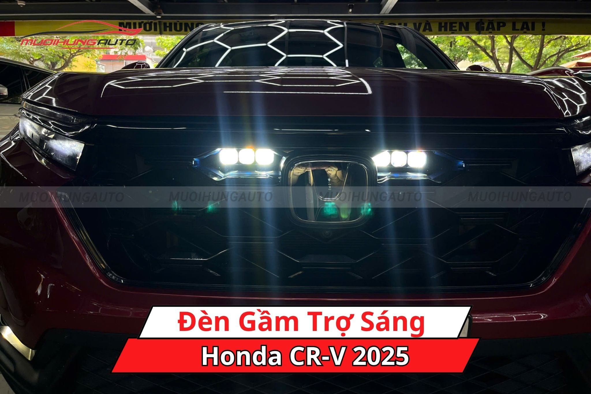 Độ đèn trợ sáng ô tô Honda CR-V 2025