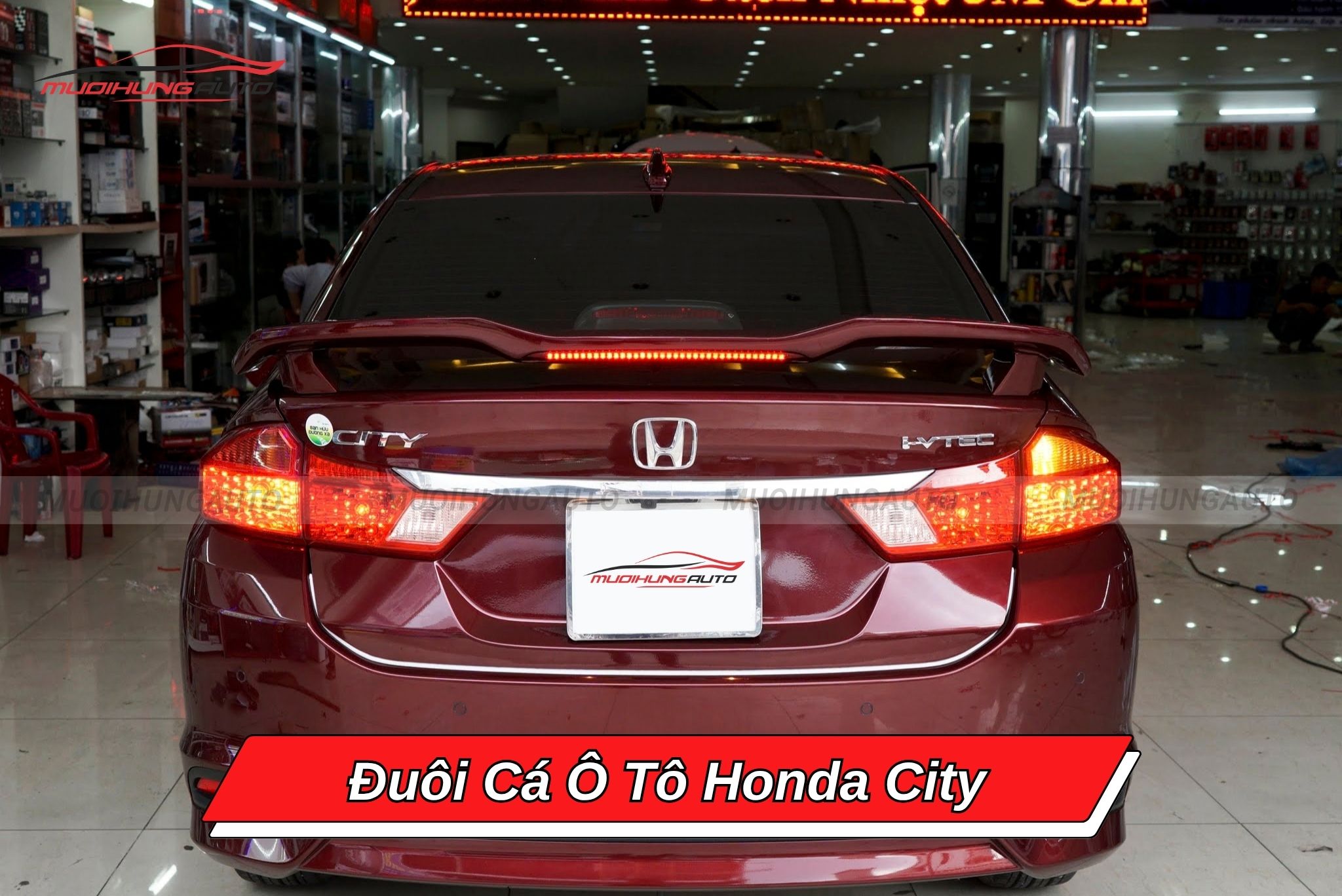 Độ đuôi cá ô tô Honda City