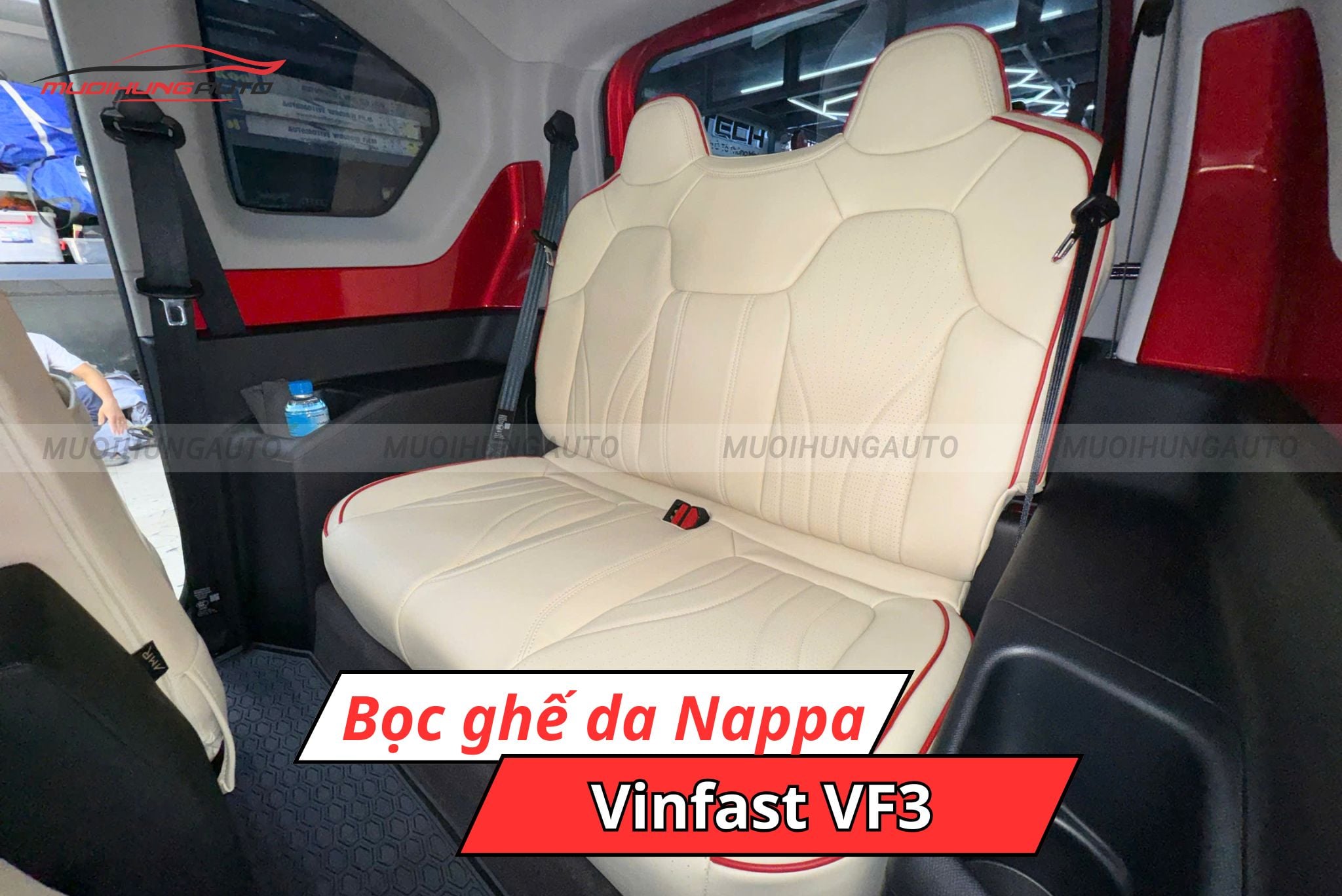 Độ ghế da Nappa Vinfast VF3