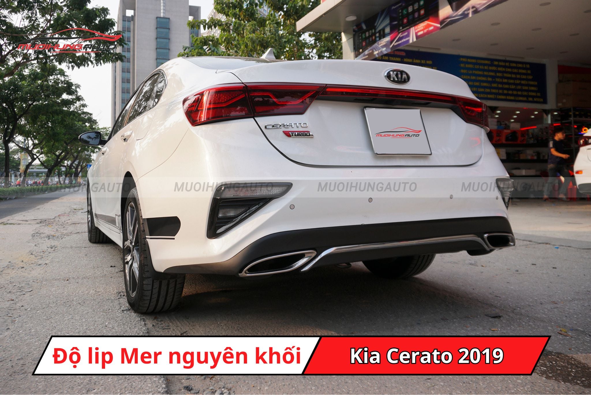Độ lip Mer nguyên khối cho Kia Cerato 2019