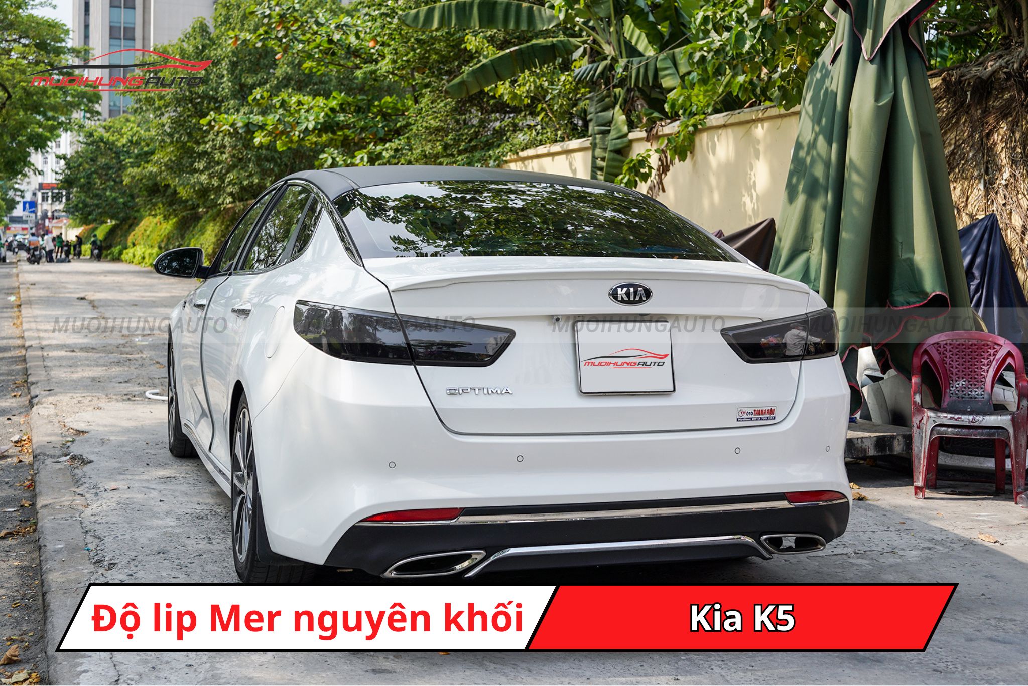 Độ lip Mer nguyên khối cho Kia K5
