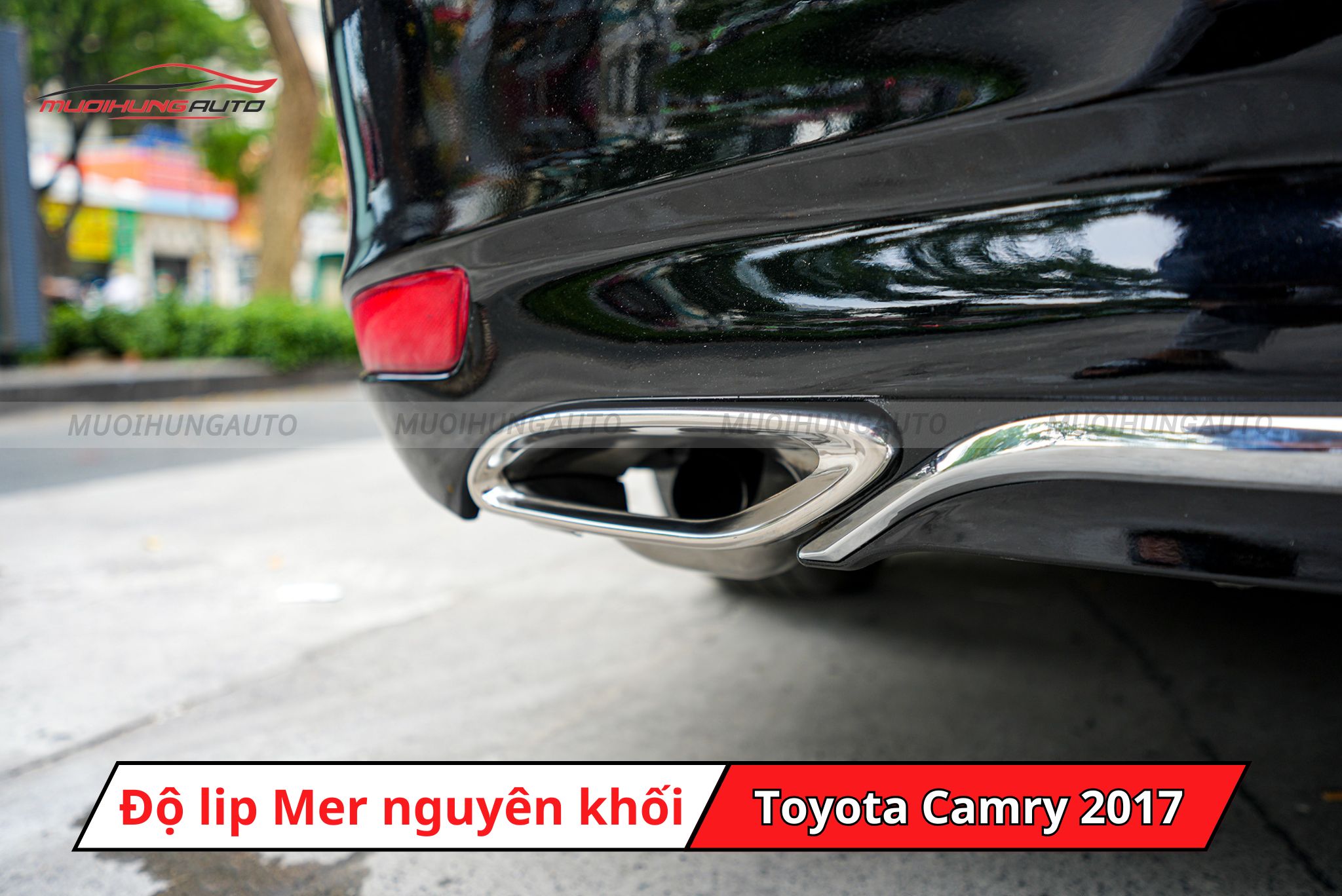 Độ lip Mer nguyên khối cho Toyota Camry 2017