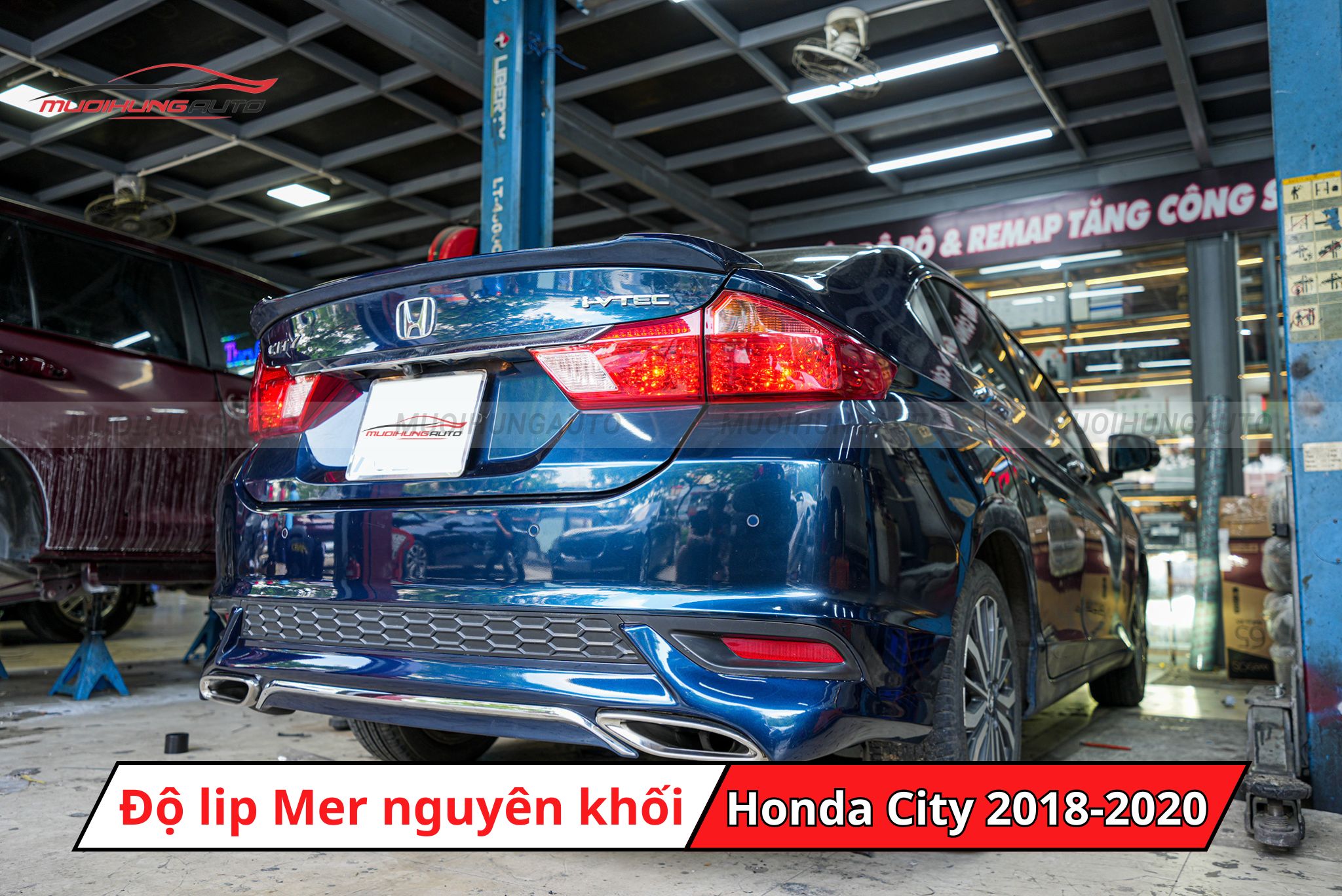 Độ lip Mercedes cho xe Honda City 2018-2020