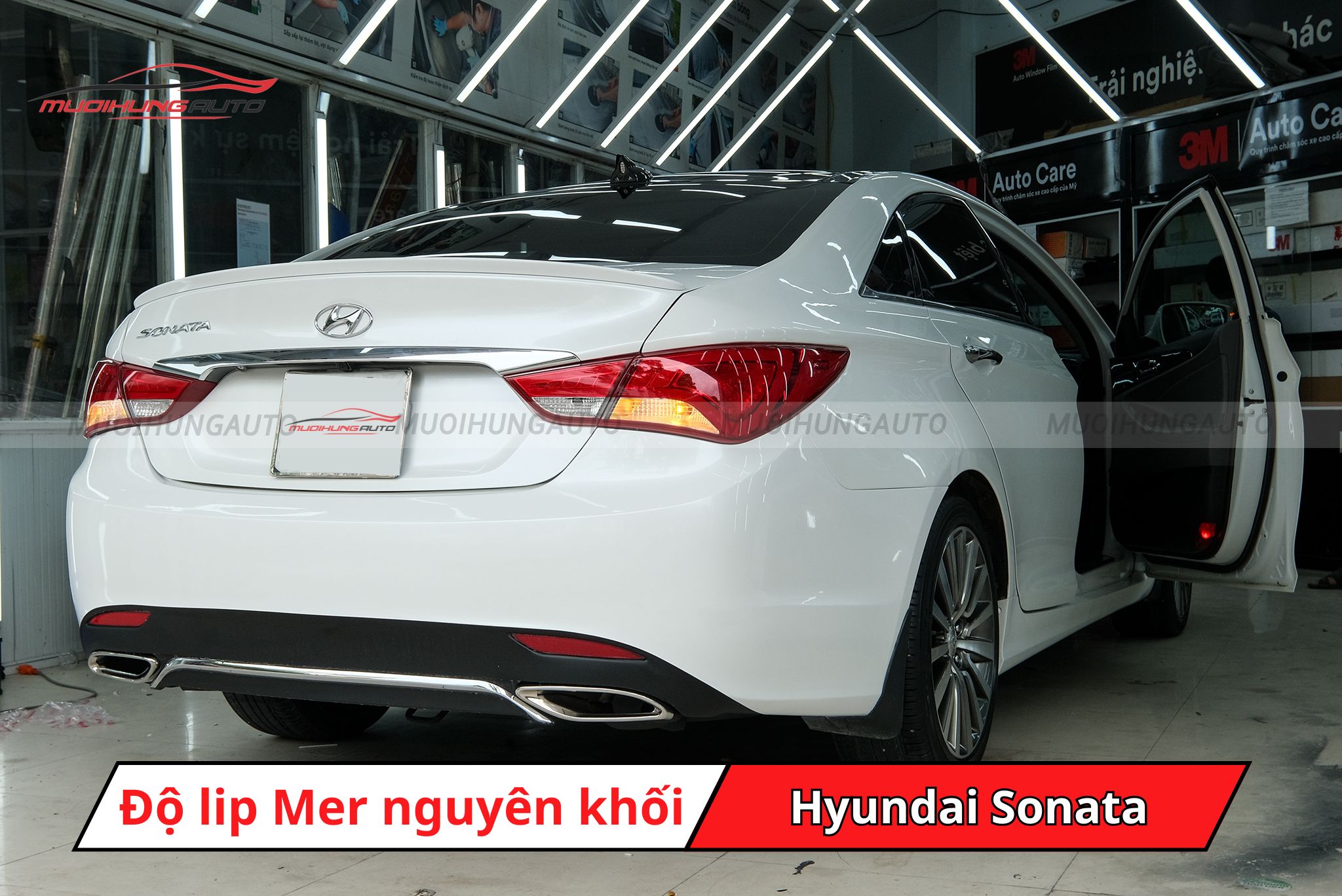 Độ lip Mercedes cho xe Hyundai Sonata