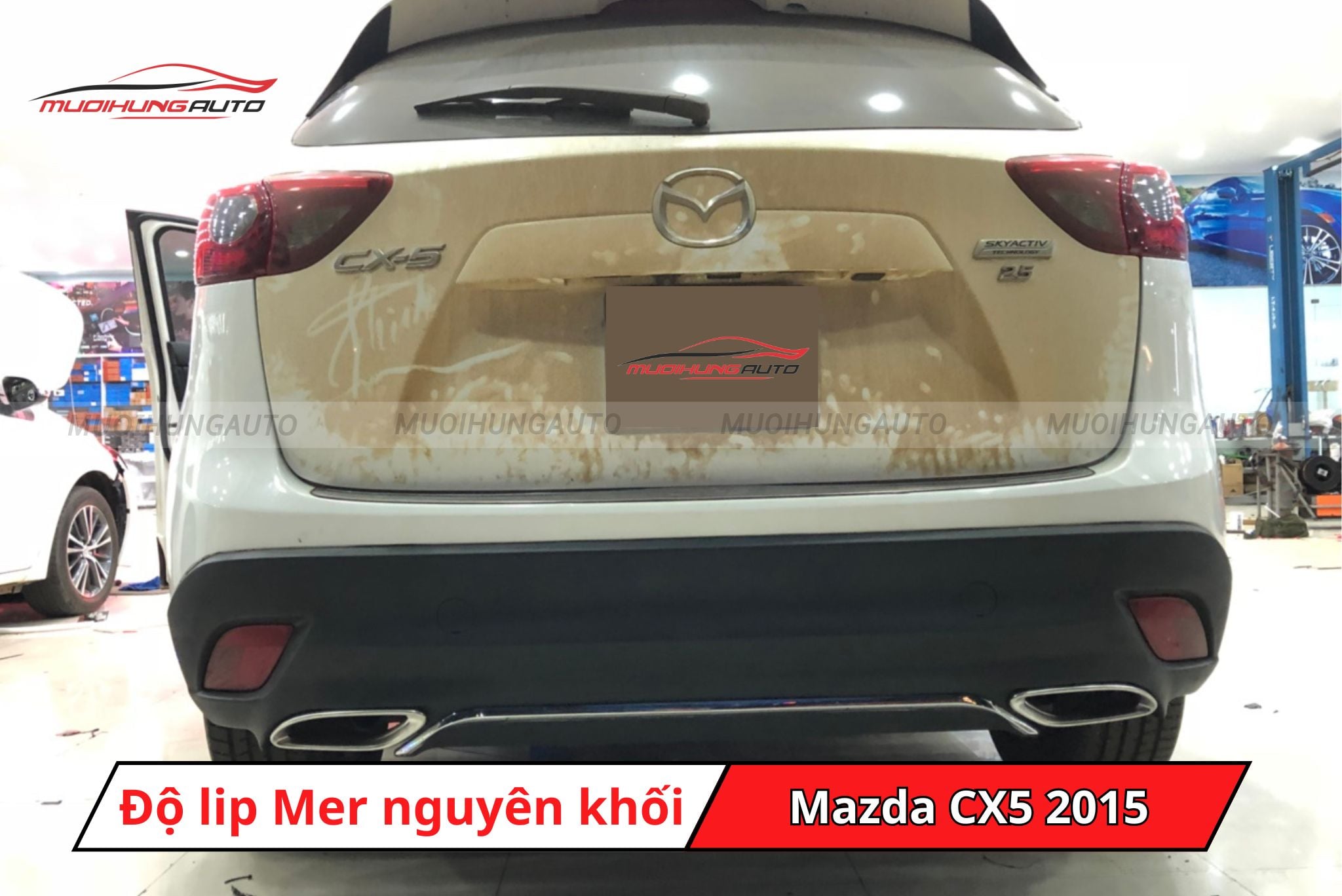 Độ lip Mercedes cho xe Mazda CX5 2015