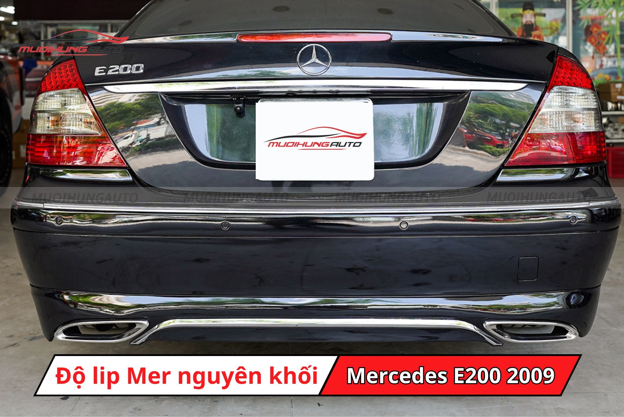 Độ lip Mercedes cho xe Mercedes E200 2009