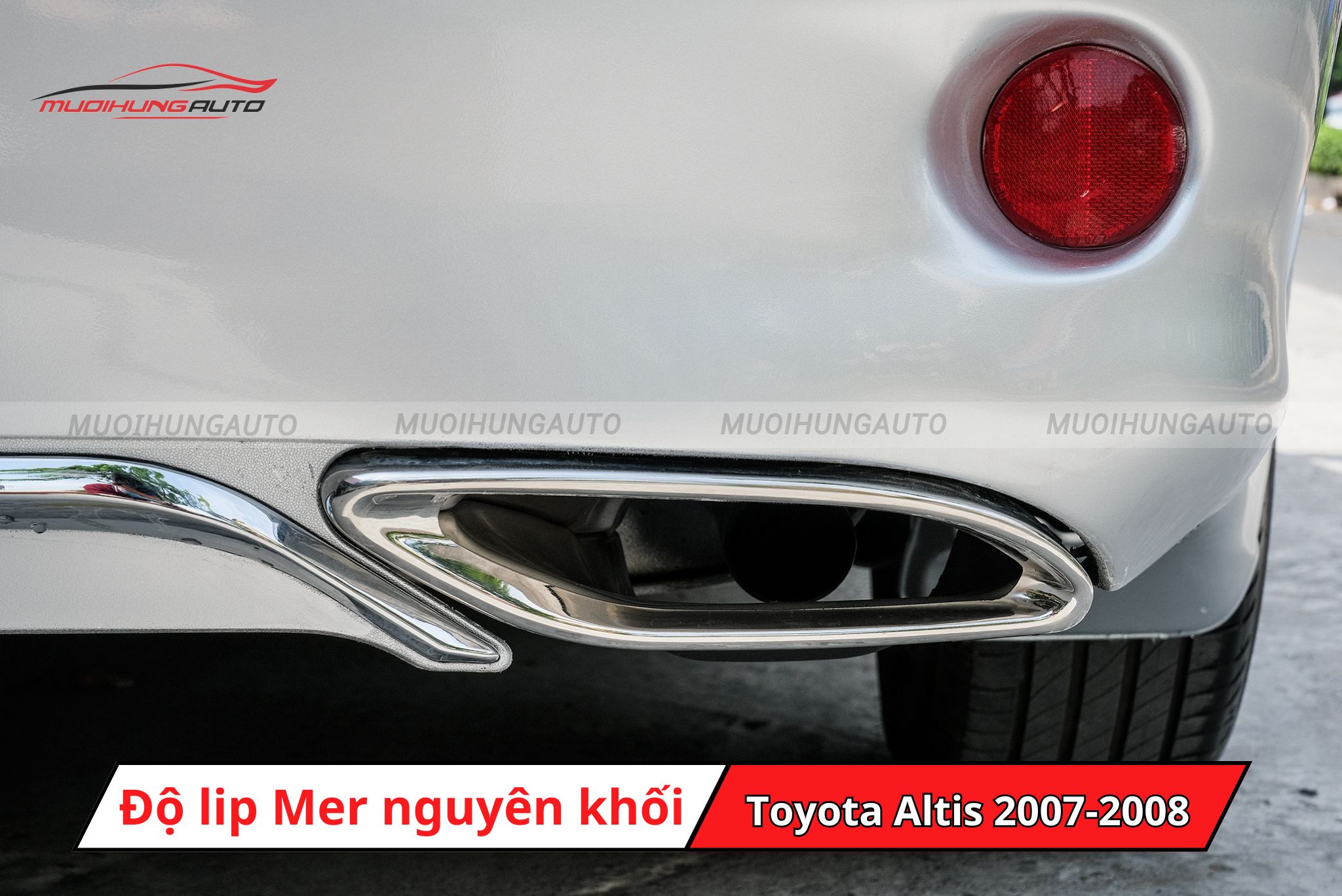 Độ lip Mercedes cho xe Toyota Altis 2007-2008