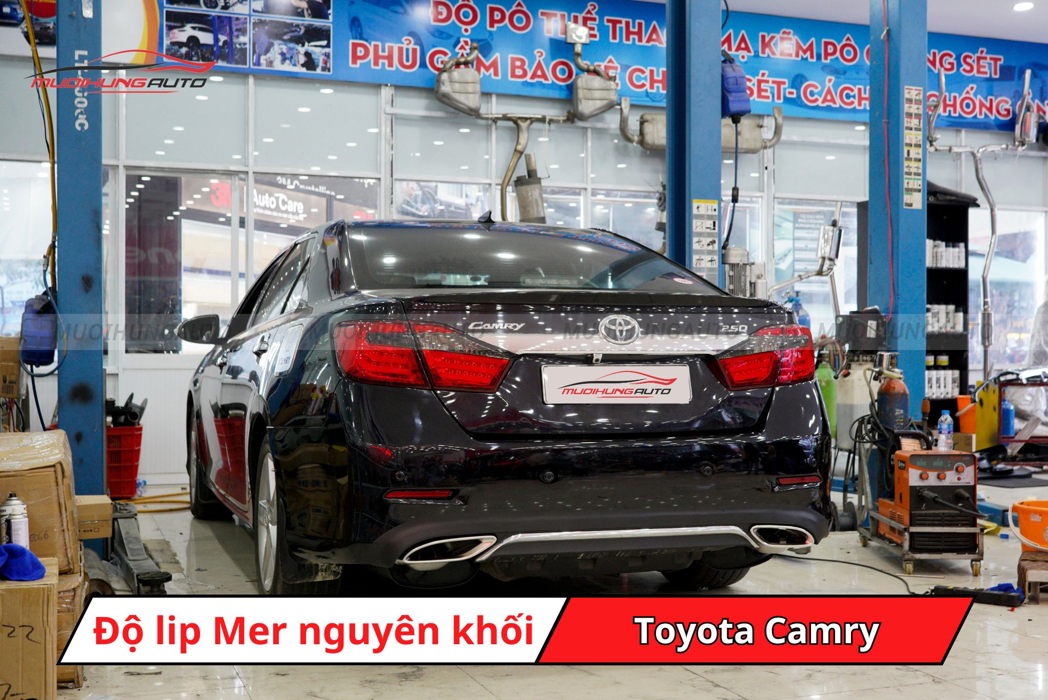 Độ lip Mercedes cho xe Toyota Camry