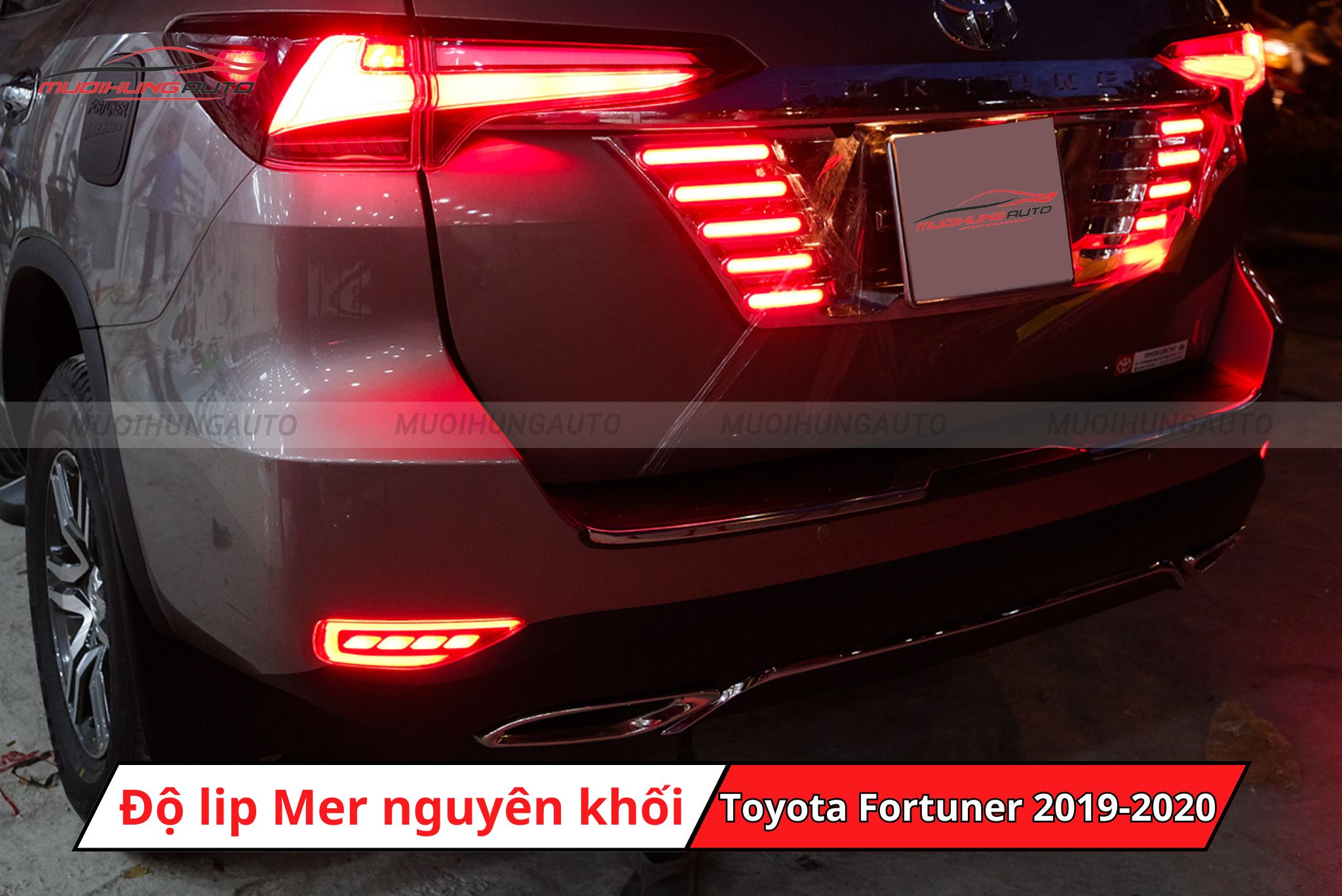 Độ lip Mercedes cho xe Toyota Fortuner 2019-2020