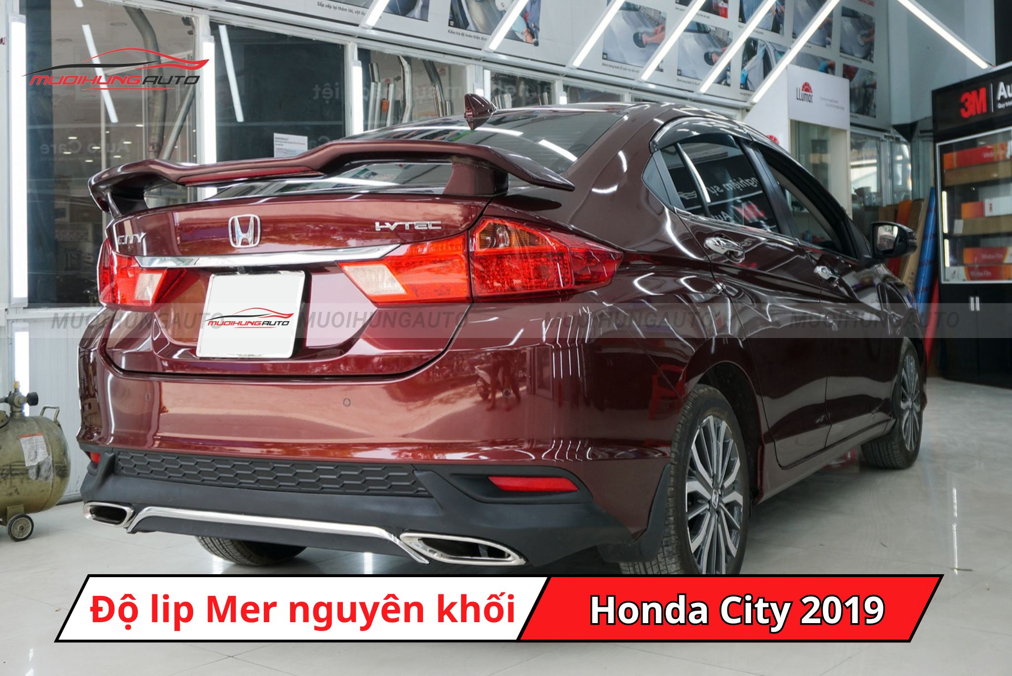 Độ lip pô kiểu Mercedes cho Honda City 2019
