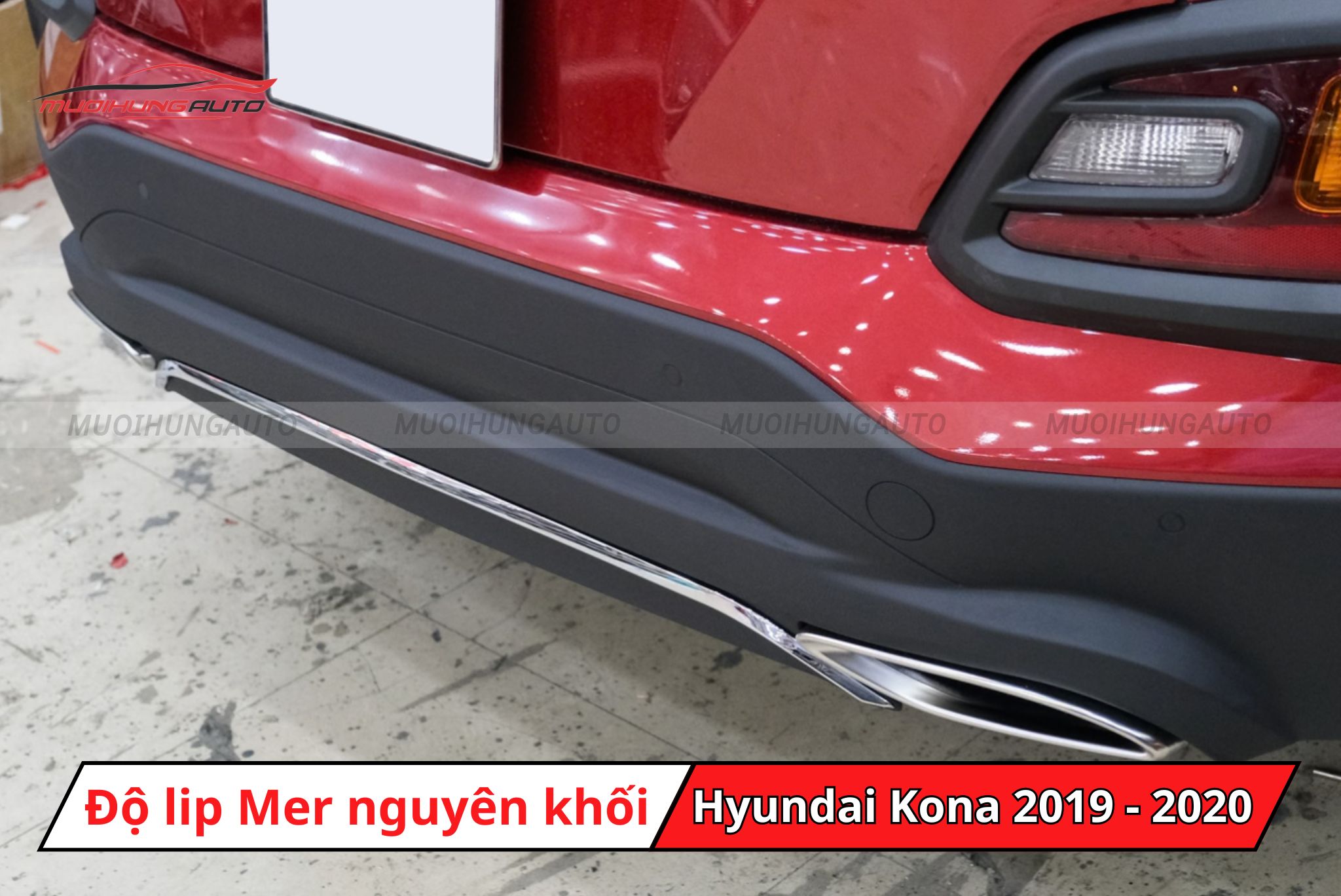 Độ lip pô kiểu Mercedes cho Hyundai Kona 2019 - 2020
