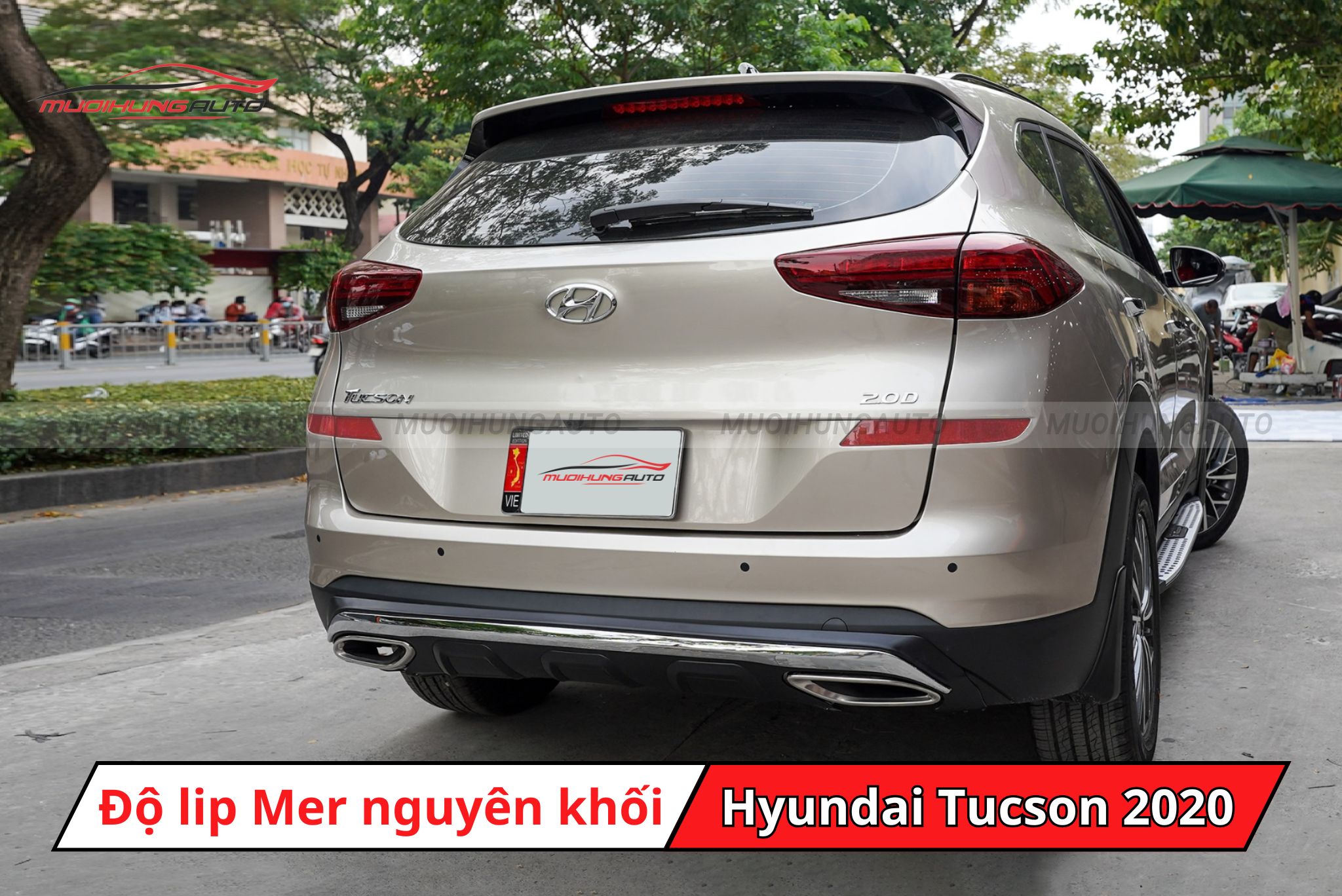 Độ lip pô kiểu Mercedes cho Hyundai Tucson 2020